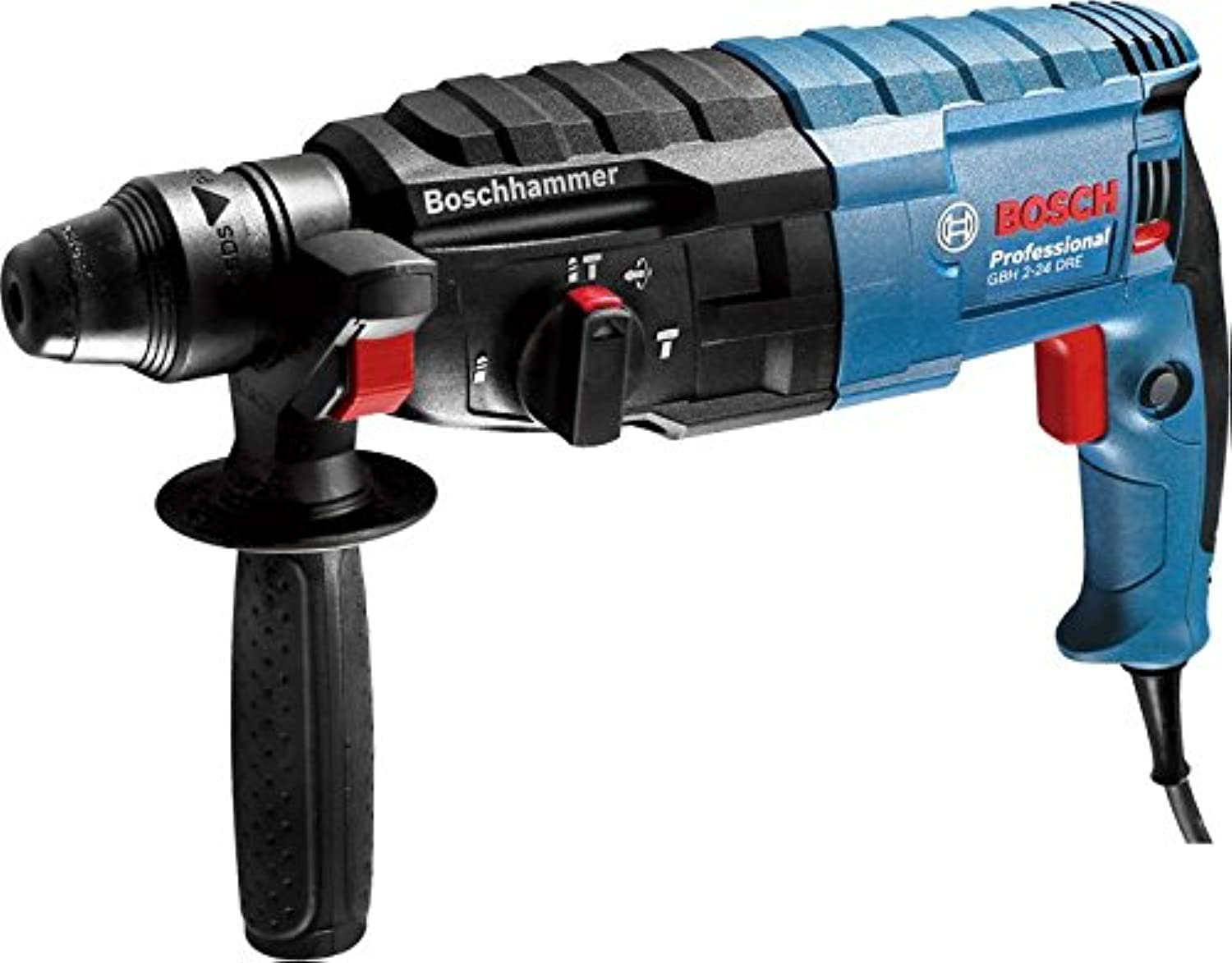 BOSCH GBH 2-24 DRE Professional Rotary Hammer – SDS Plus | 790 W | SDS Plus Tool Holder | Rated Speed 0-1300 rpm | Impact Rate 0-4200 BPM | Impact energy 2.7 J, 1 Yr Warranty Visit the Bosch Store