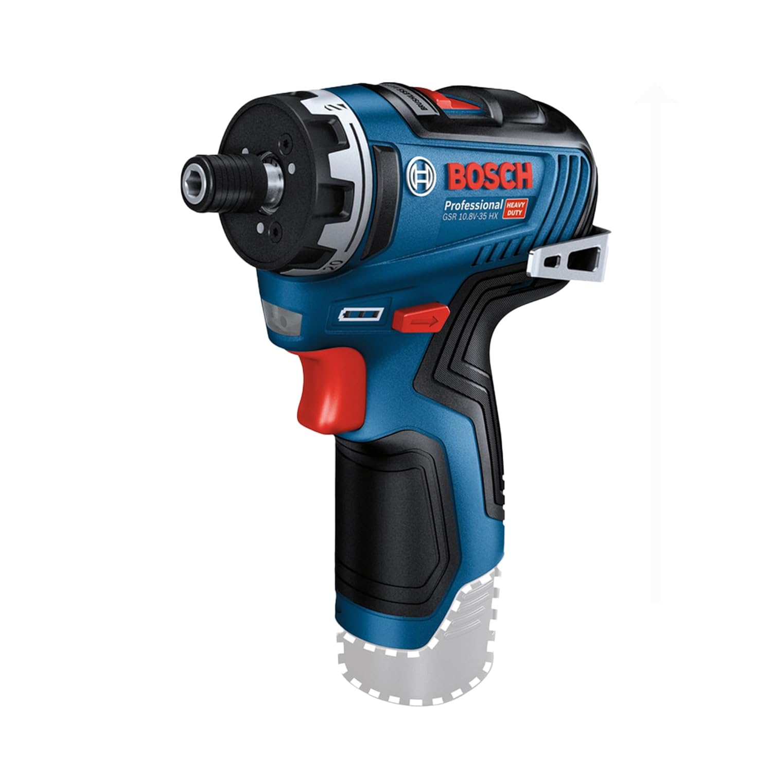 Bosch GSR 12V-35 HX Heavy Duty Cordless Screwdriver, Brushless Motor, Metal Gear, 1,750 rpm, 10 mm Chuck, 1/4″ bit, 0.5 Kg + Carrying Case (12V Battery and Charger sold