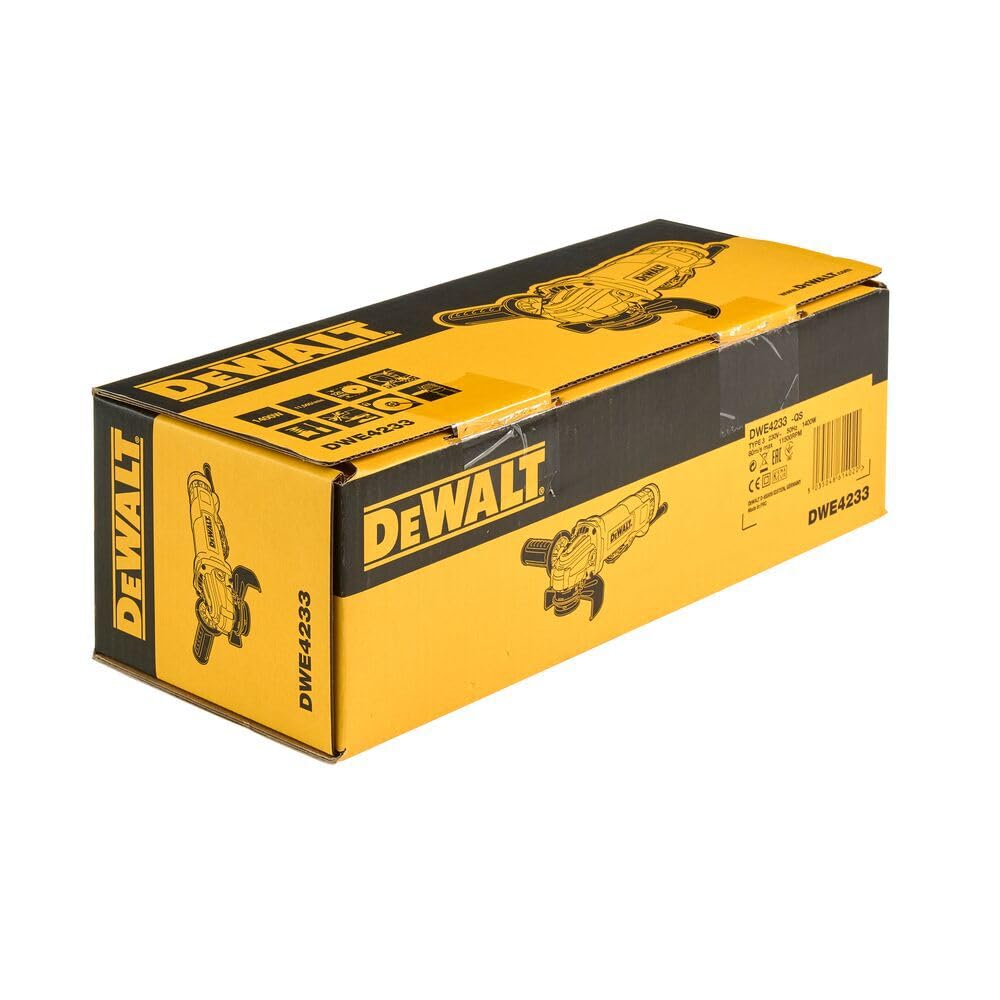 DEWALD DWE4233-QS 1400W 125mm Paddle Switch Angle Grinder