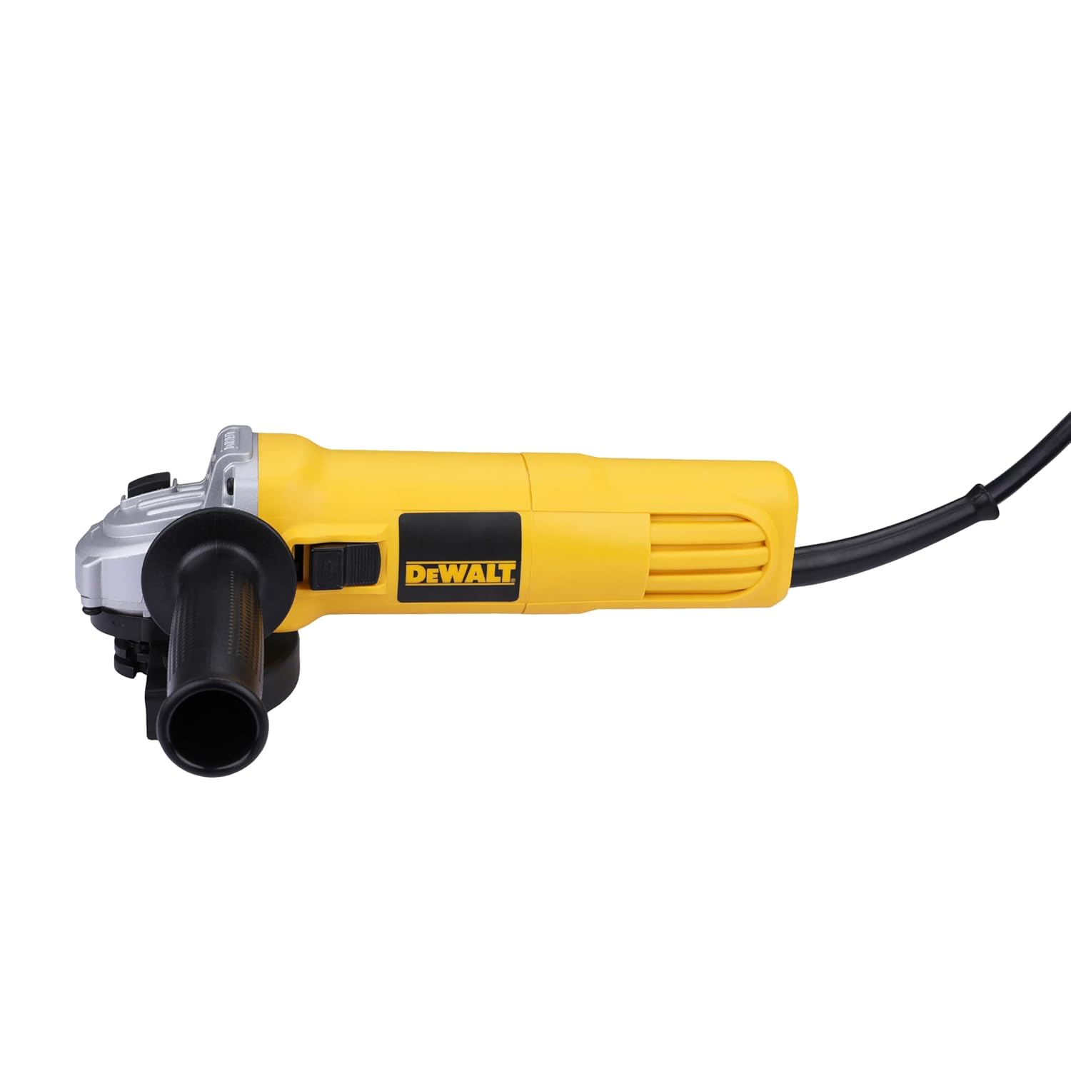 DEWALT DW802-IN, 850W, 4” (100mm) Heavy Duty Angle Grinder Engineered For Heavy Duty Applications with Spindle Lock and Slide switch, 2 Year Warranty