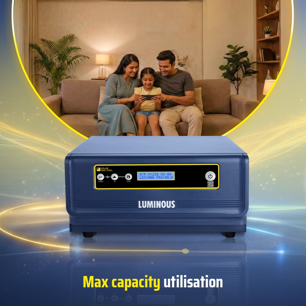Luminous Single Phase Off-Grid Pure Sine Wave Solar Inverter, PWM and iSOT Technology
