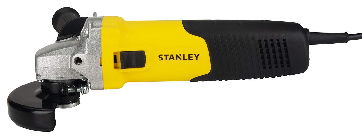STANLEY STGS9100-IN,900W,4”(100mm) Angle Grinder for Medium Duty Applications with Spindle Lock,1 Year Warranty