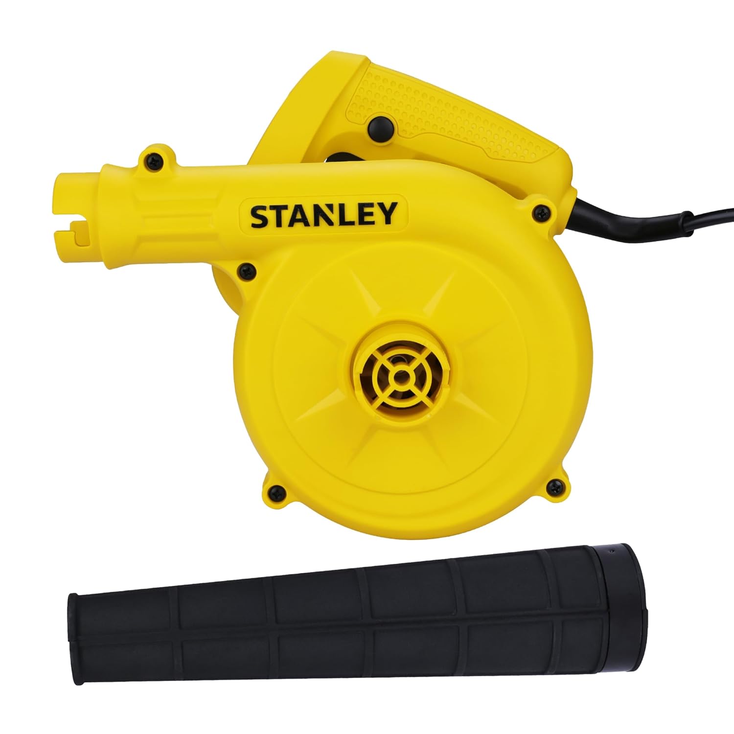 STANLEY SPT500-IN 500W Single Speed CORDED Air Blower for Clearing Away Dust Particles from Furniture, Cars, Windows & Other Rigid Surfaces, 16000 RPM,3500 lmin Airflow, 1Year Warranty