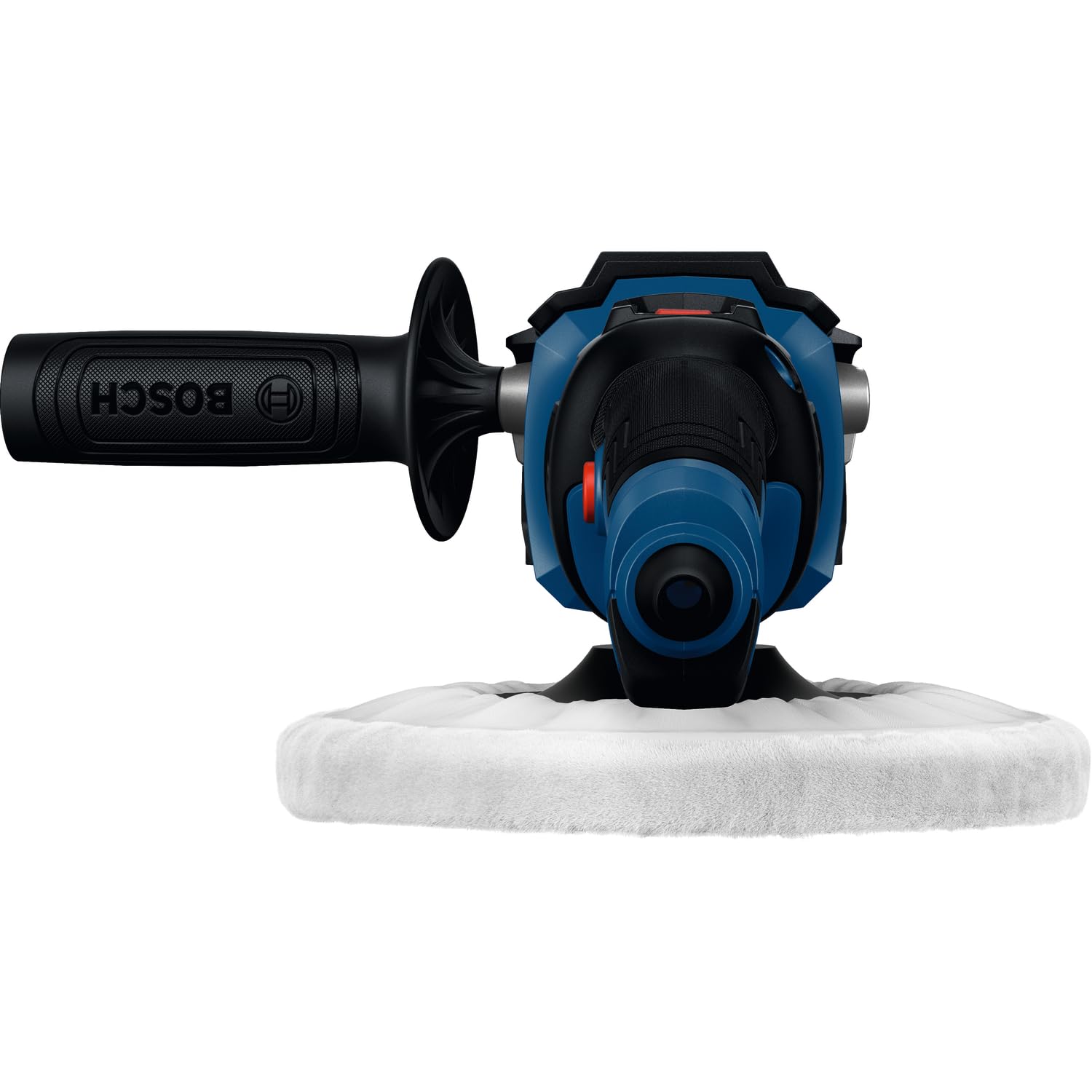 BOSCH Professional GPO 14-180 S Polisher 1400W Power, 600-3500 RPM, 180mm Disc, 6-Speed Control Trigger Soft Start, Overload Protection Spindle Lock Lightweight Heavy Duty D-Handle