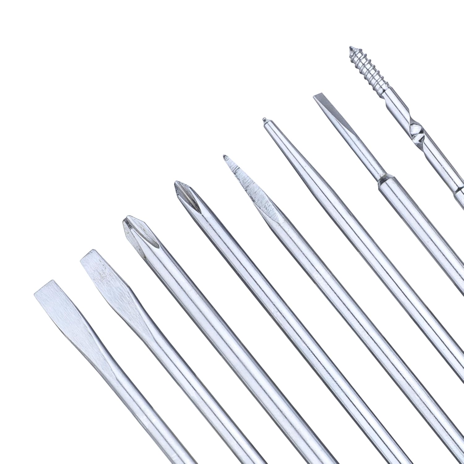 TAPARIA 831 Screw Driver Set with Neon Bulb Silver