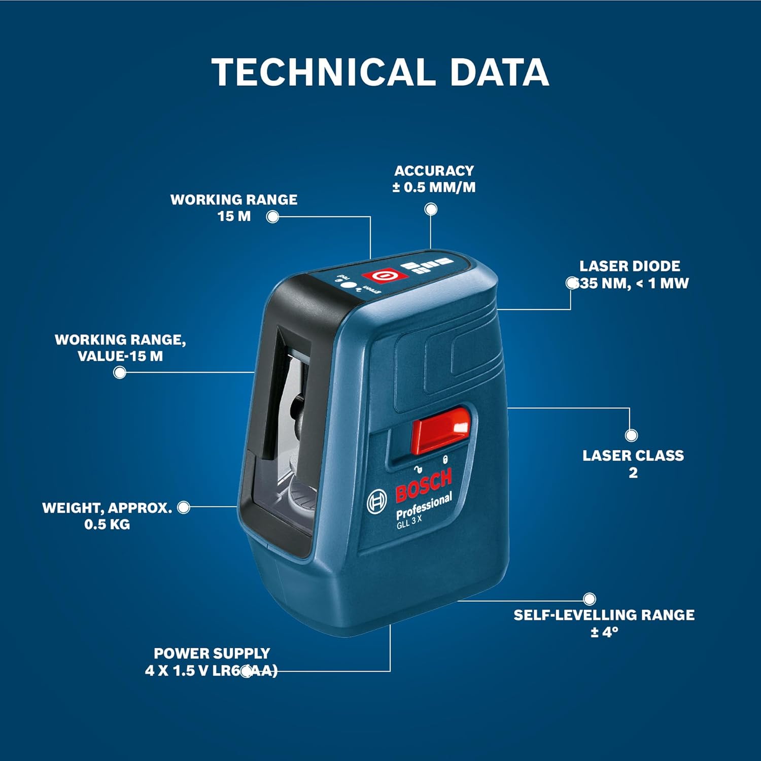 Bosch Professional GLL 3X