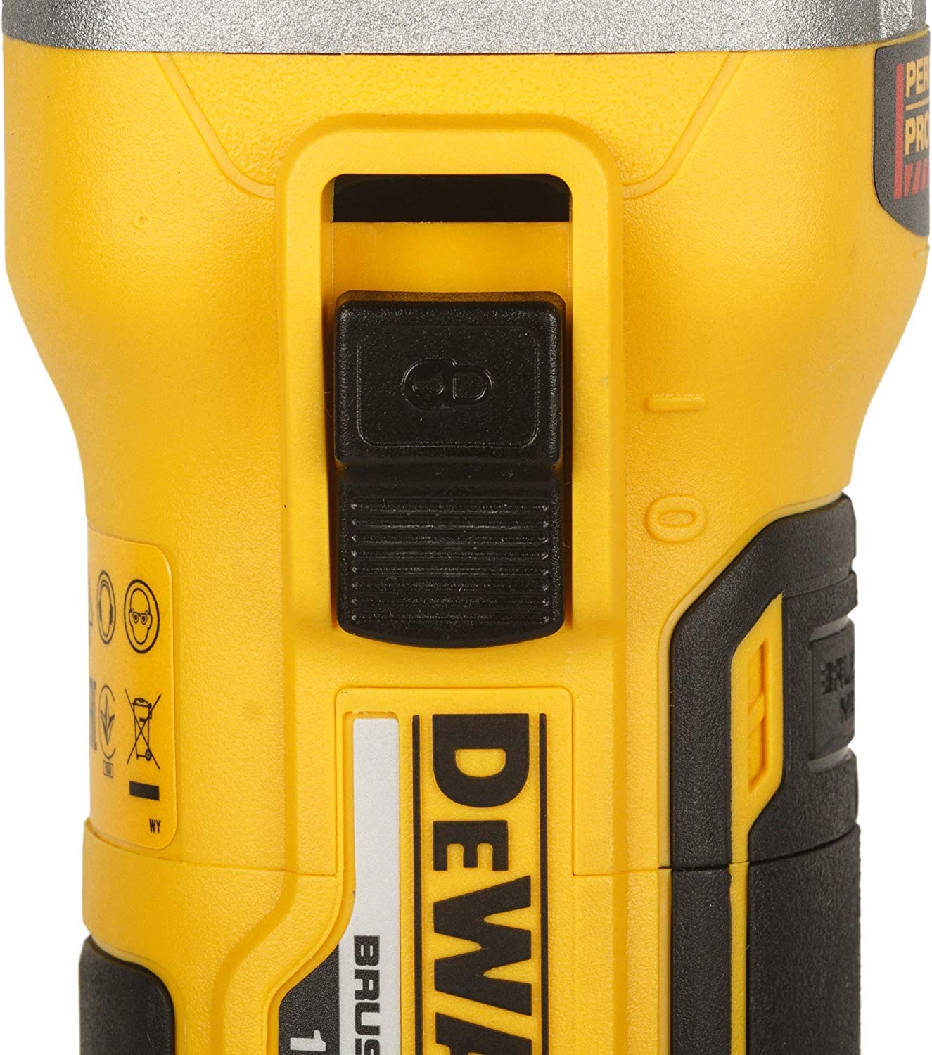 DEWALT DCG405P2-QW 18V 125mm XR Li-ion Cordless Angle Grinder with Brushless motor 2×5.0Ah Batteries Included- Perform and Protect Shield