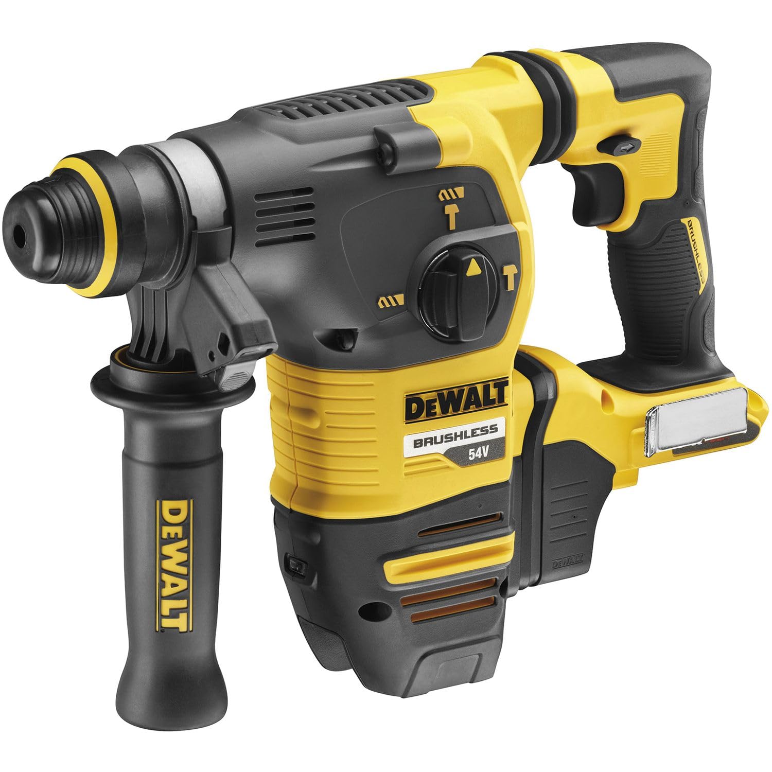 DEWALT DCH333NT-XJ 54V XR FLEX VOLT Li-ion 30mm SDS-Plus 3 Mode 4Kg Battery Powered Cordless Hammer with Brushless motor (Bare)-Perform and Protect Shield