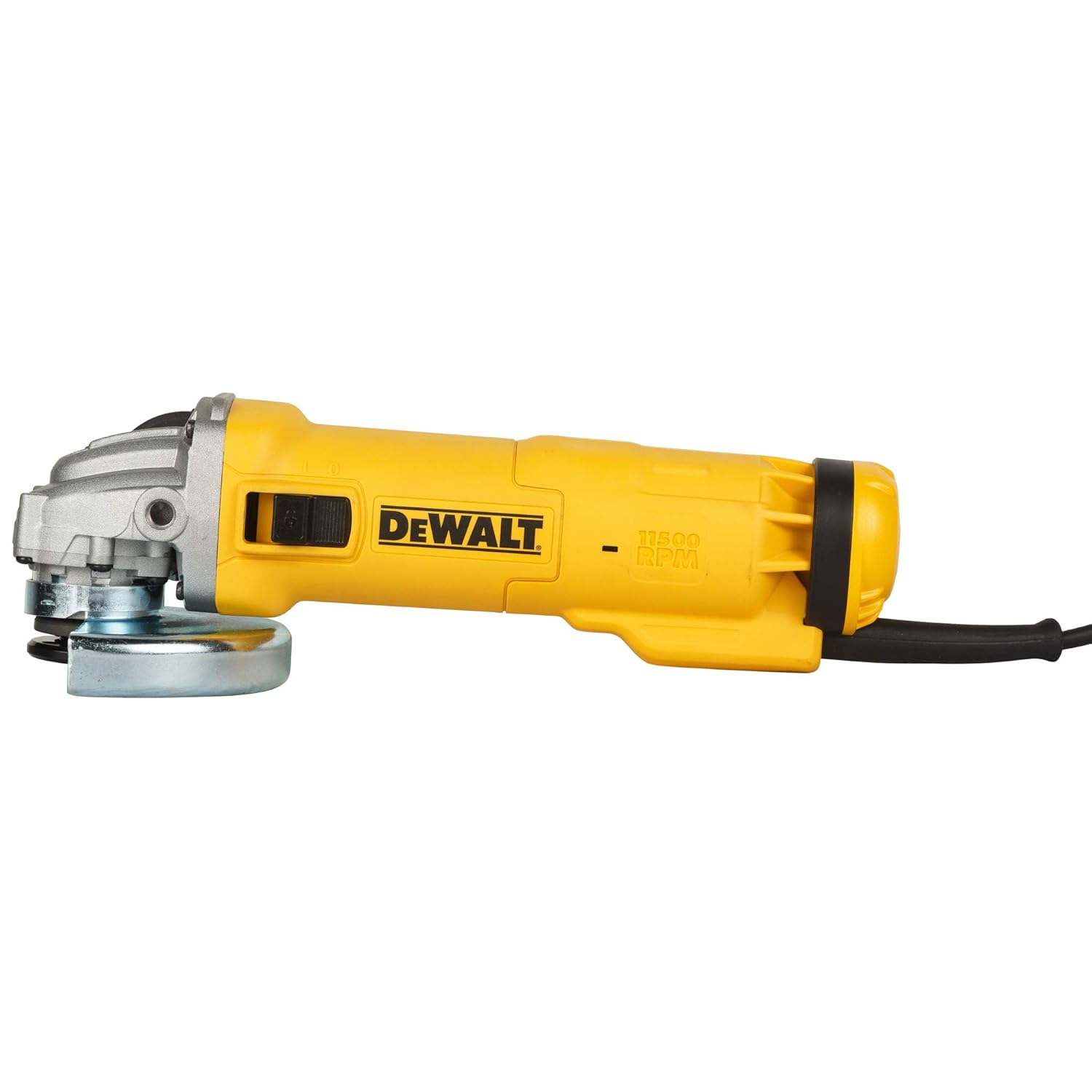 DEWALT DWE4215-IN 1200Watt 125mm Heavy Duty Medium Angle Grinder with DES Technology and Innovative Anti Vibration system