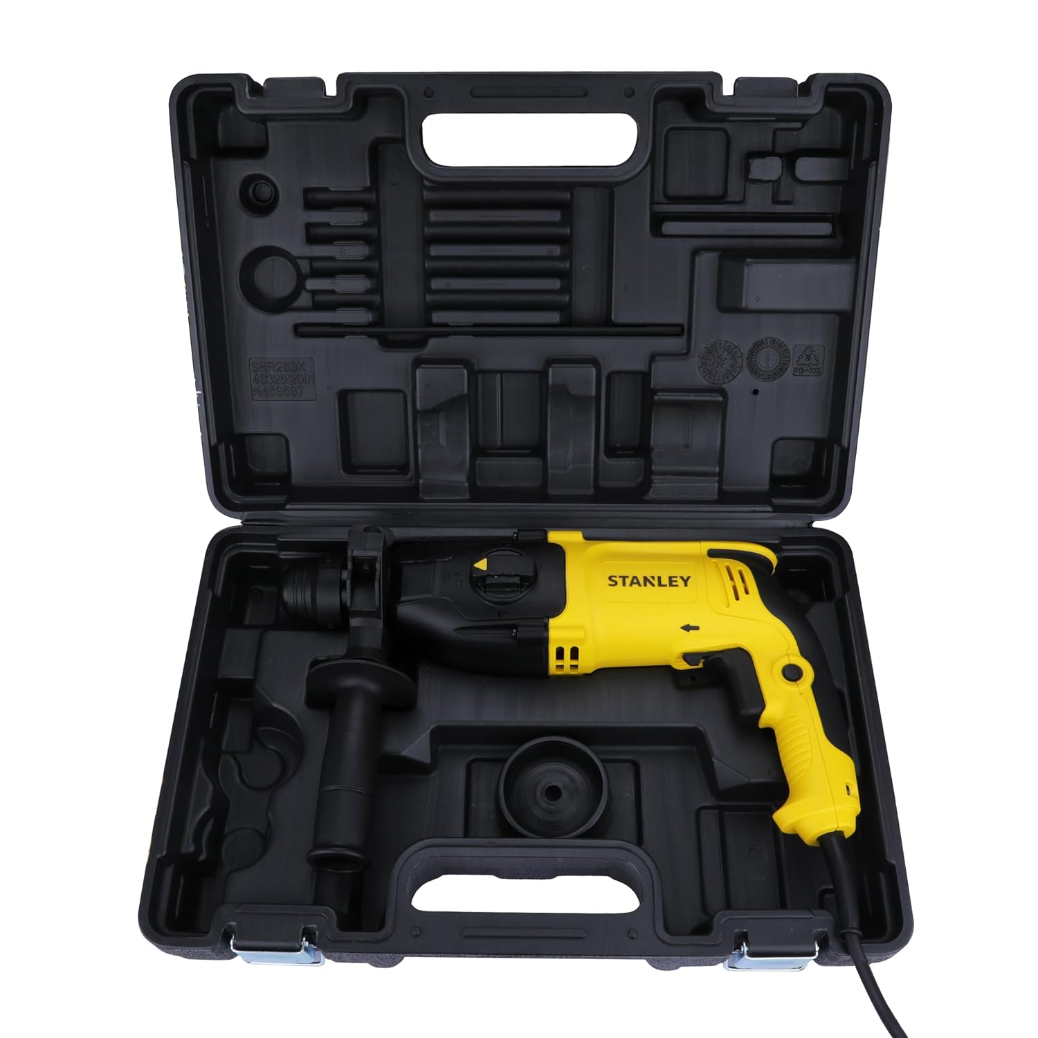 STANLEY SHR263K-IN 800W 26mm 3 Mode SDS-Plus Corded Hammer with Kitbox, 2.6Kg