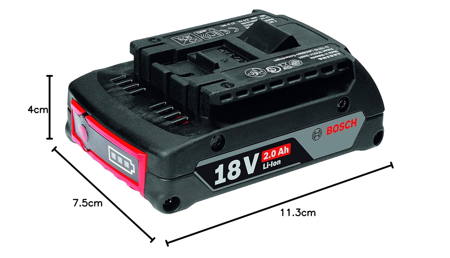 Bosch GBA 18V 2.0Ah Professional Battery Pack – Cordless Power Tools – COOLPACK Technology