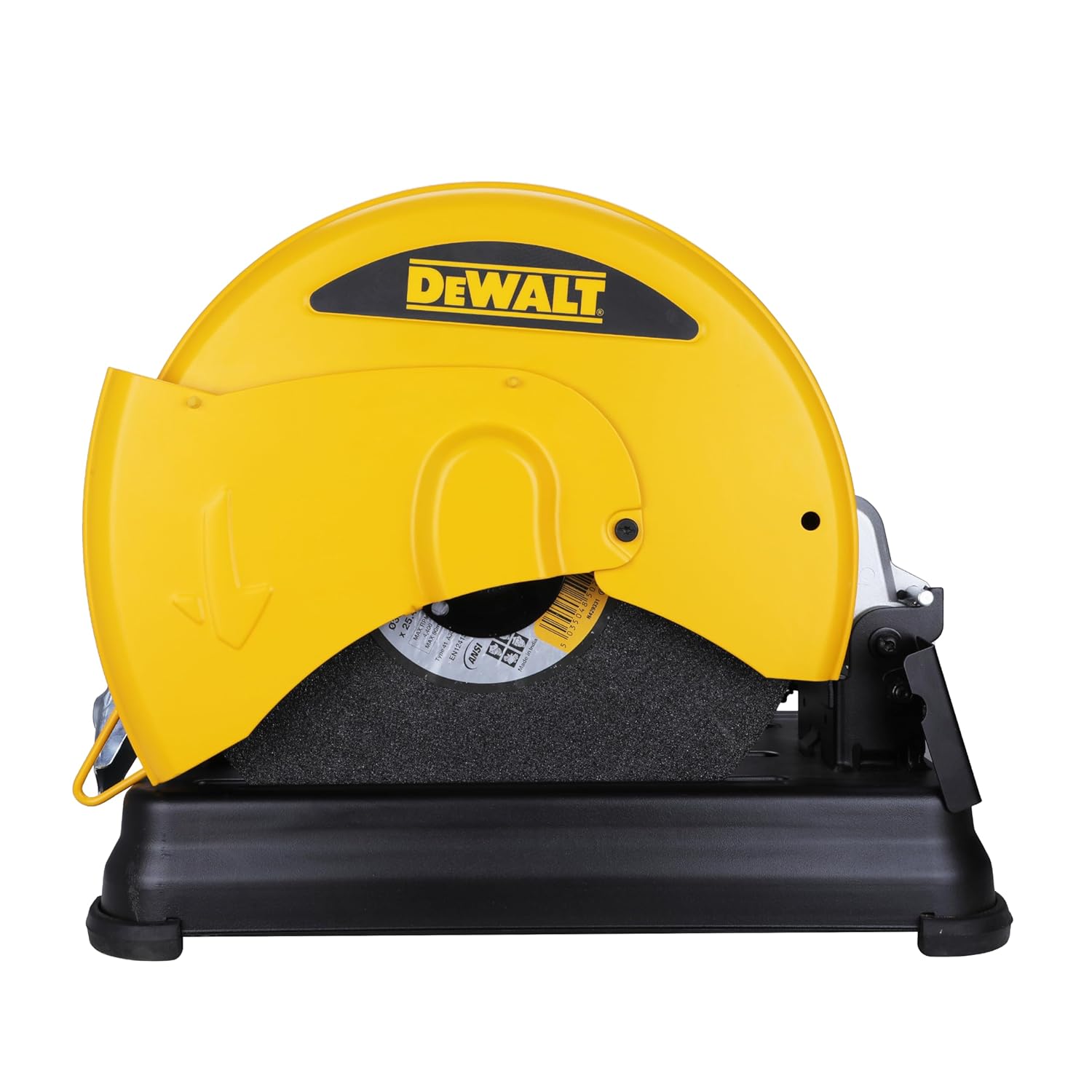 DEWALT D28730-IN 14-inch (355 mm),2300W,3800 Rpm Heavy Duty Chop Saw With Wheel Included For Cutting Metal, Robust Lightweight Aluminium Arm