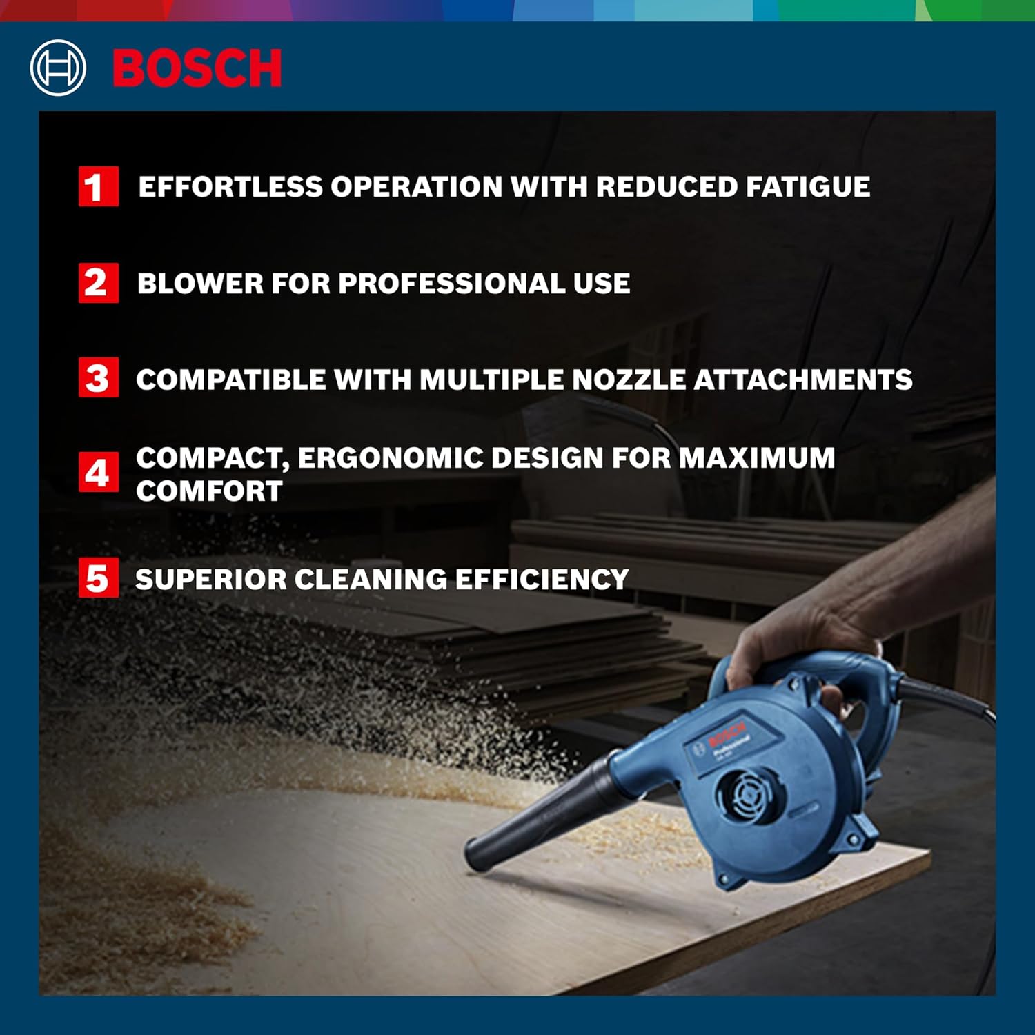 Bosch Electric Blower 650 W 16000 RPM, GBL 650