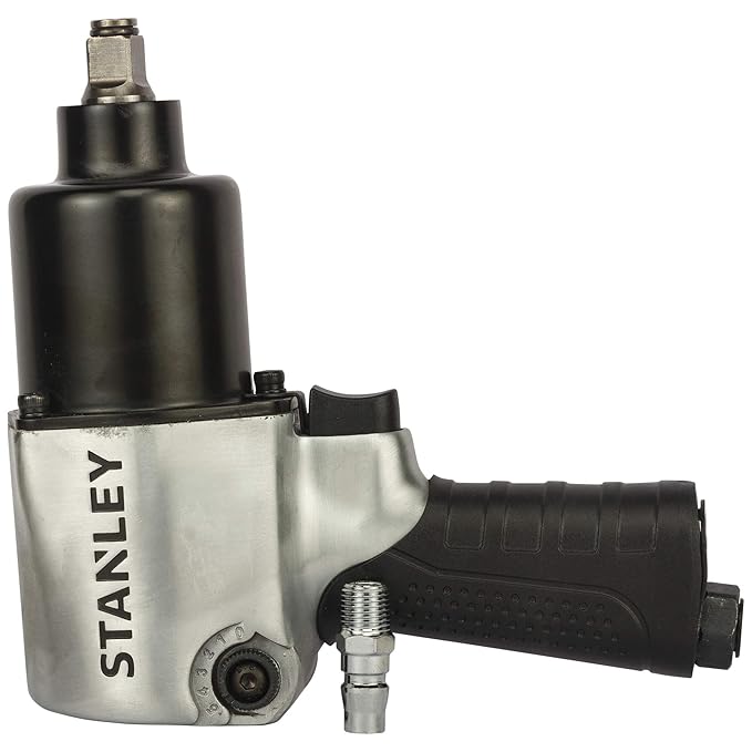 STANLEY STMT99300-8 Chrome-Molybdenum Steel Impact Wrench 12 inch 610 N-M 450 ft-lbs Black and Silver