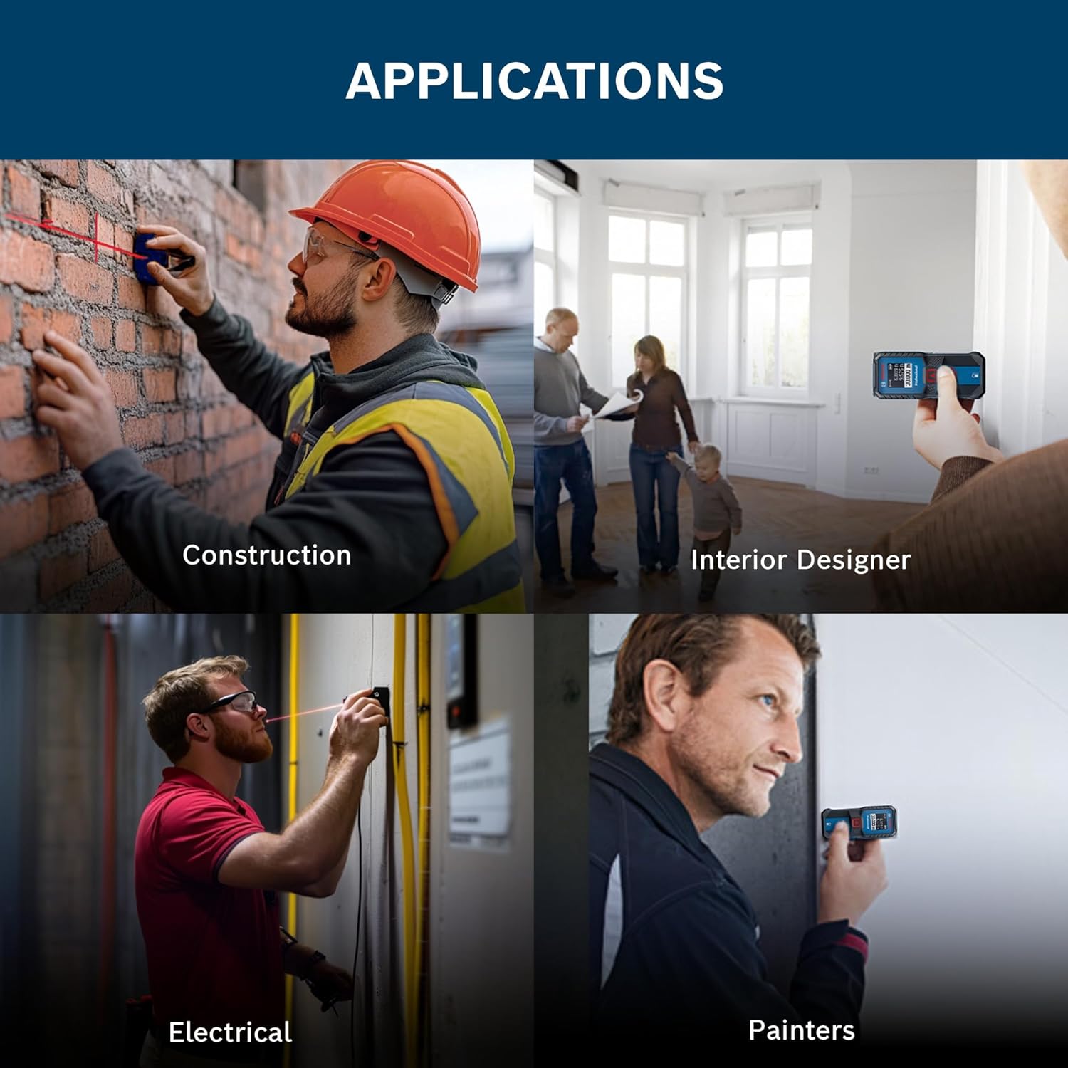 BOSCH GLM 30-23 Professional Laser Measurer| Compact & User-Friendly Interface| Laser Class 2, Range up to 30 m, ±1.5 mm | Ergonomic & ISO Certified| Batteries Included| 1 Year Warranty