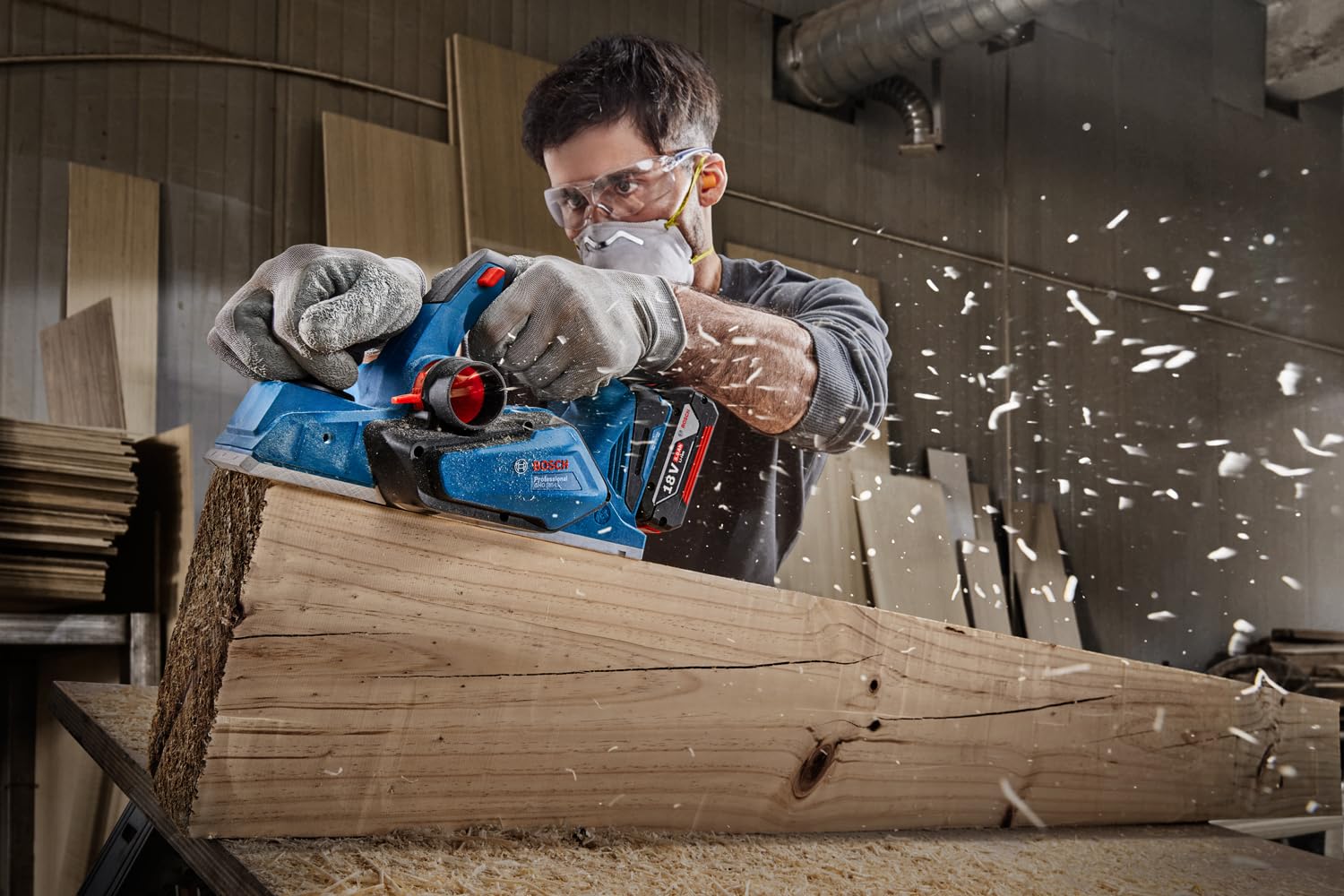 BOSCH GHO 185-LI PROFESSIONAL Cordless Planer 18.0 V