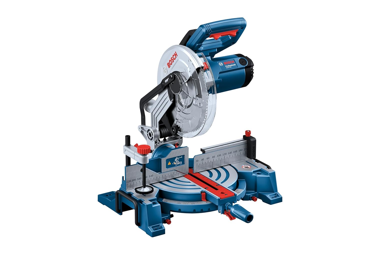 Bosch Professional GCM 254 Corded Electric Mitre Saw, 1750 W, 5000 RPM, 11.1 Kg Accurate Cutting with Direct Laser Guide