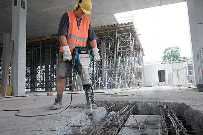 Bosch Gsh 27 Vc Heavy Duty Corded Electric Demolition Breaker With Hex