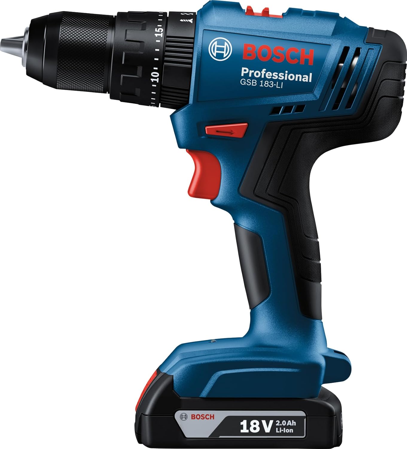 BOSCH GSB 183-Li Cordless Impact Drill/Drivers With 2 Batteries