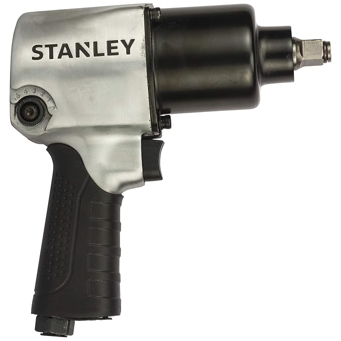 STANLEY STMT99300-8 Chrome-Molybdenum Steel Impact Wrench 12 inch 610 N-M 450 ft-lbs Black and Silver