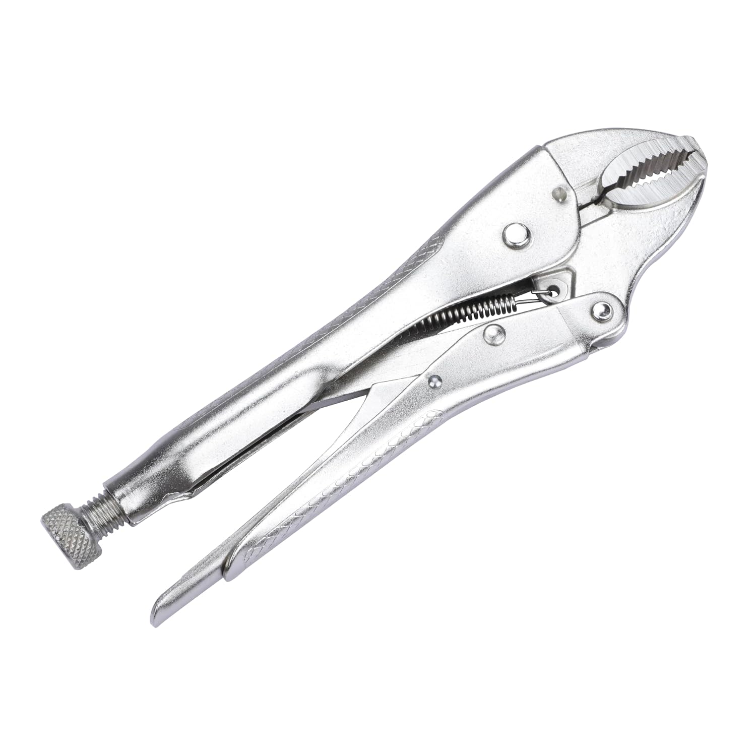 Taparia 1641-10 1641N-10 inch 250 mm Curved Jaw Locking Pliers mole Wrench Vise vice Grip, Silver