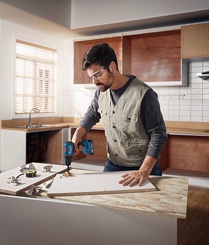 BOSCH GSR 185-Li Professional Kit | Brushless Motor | Speed (1st/2nd)- 0-500/0-1900 RPM | Chuck Size 13 mm | Manufacturing & Construction Use | 1 18V Battery & 1 charger Included| 1 Yr Warranty