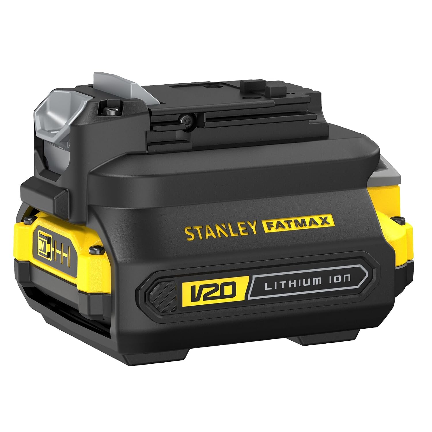 STANLEY FATMAX SBA100-B1 20V MAX Lithium-Ion Battery Adaptor, Heavy Duty Power Tool Converter Interface Compatible with 1.5Ah & 2.0Ah V20 Batteries
