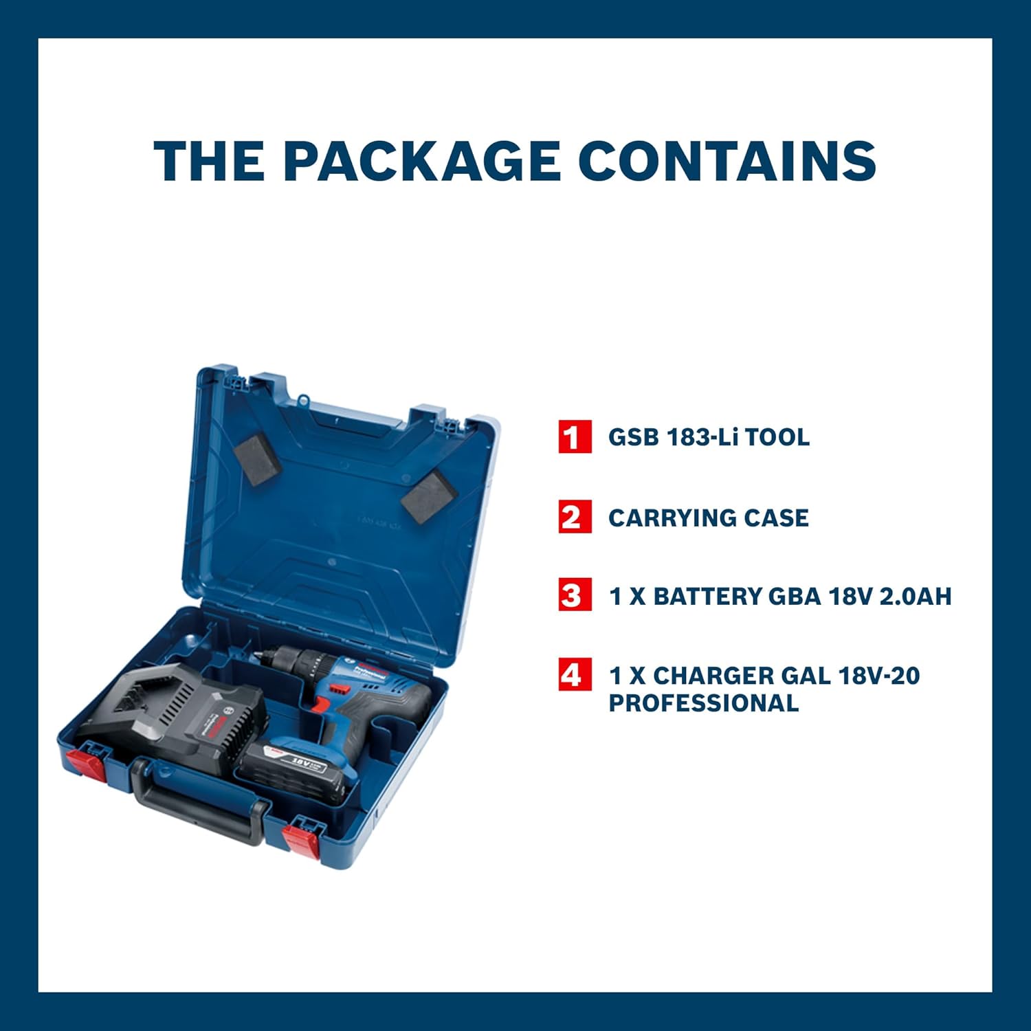 Bosch GSB 183-Li (1 Battery) Kit