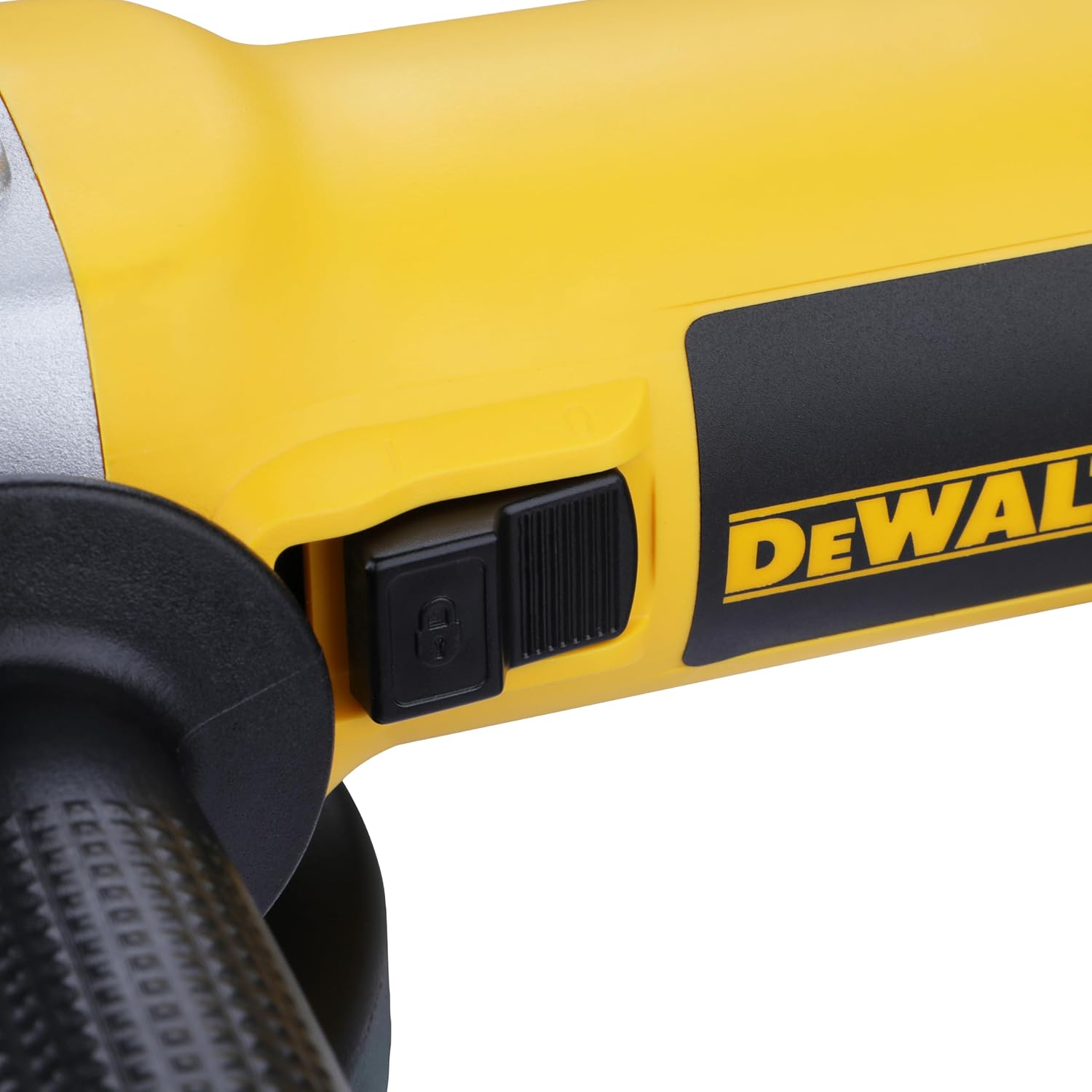 DEWALT DWE4115-IN01, 950W, 5” (100mm) Heavy Duty Angle Grinder Engineered For Heavy Duty Applications with Spindle Lock and Slide switch, 2 Year Warranty