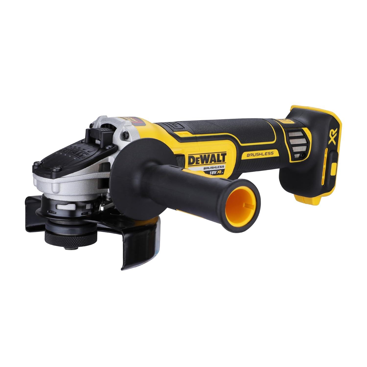 DEWALT DCG405N-XJ 18V 125mm XR Li-ion Cordless Angle Grinder with Brushless Motor – Perform and Protect Shield (Bare Tool)