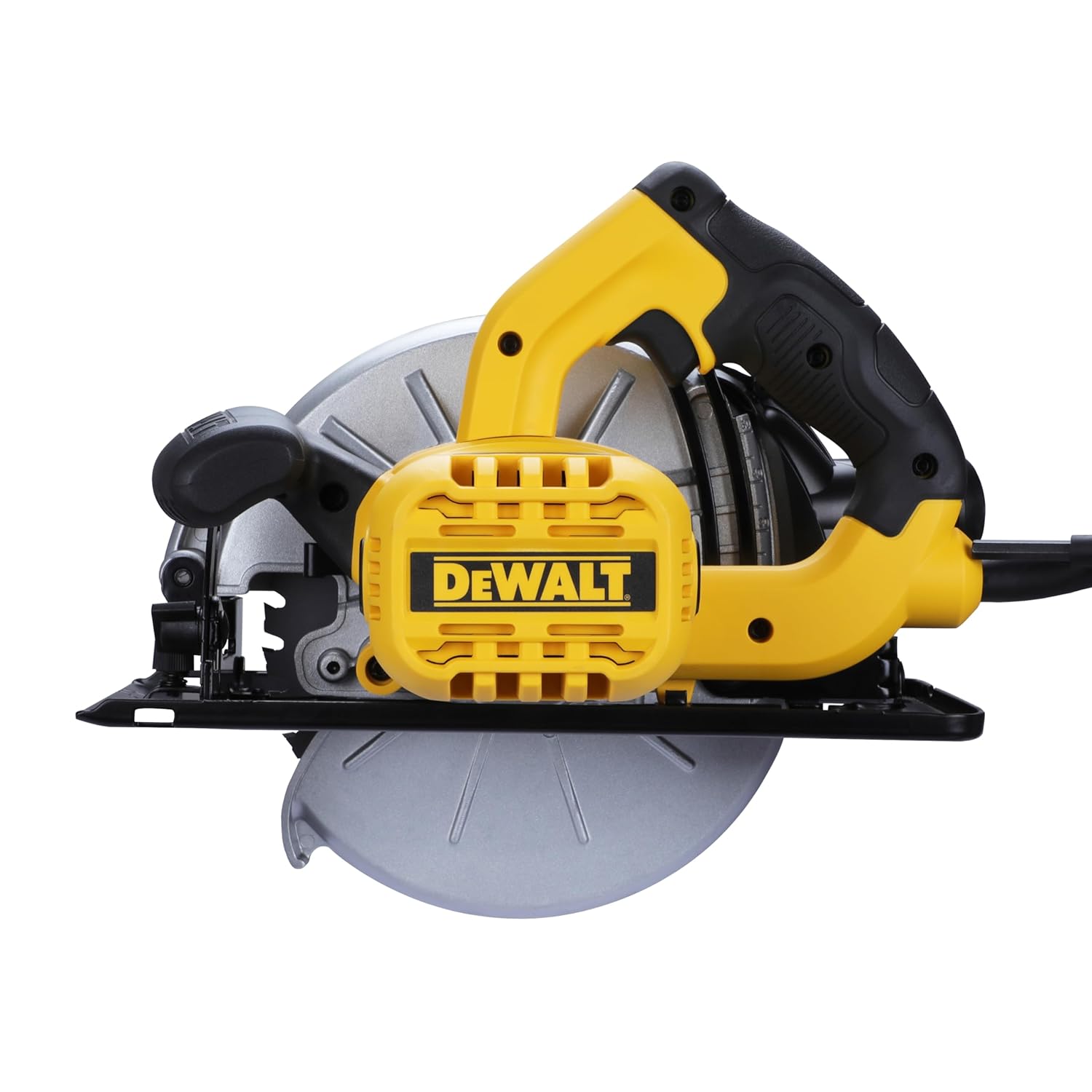 DEWALT DWE5615-IN 1500W 184mm Compact Circular Saw with 2mm Thickness Stamp Steel Shoe for Sharp Cuts