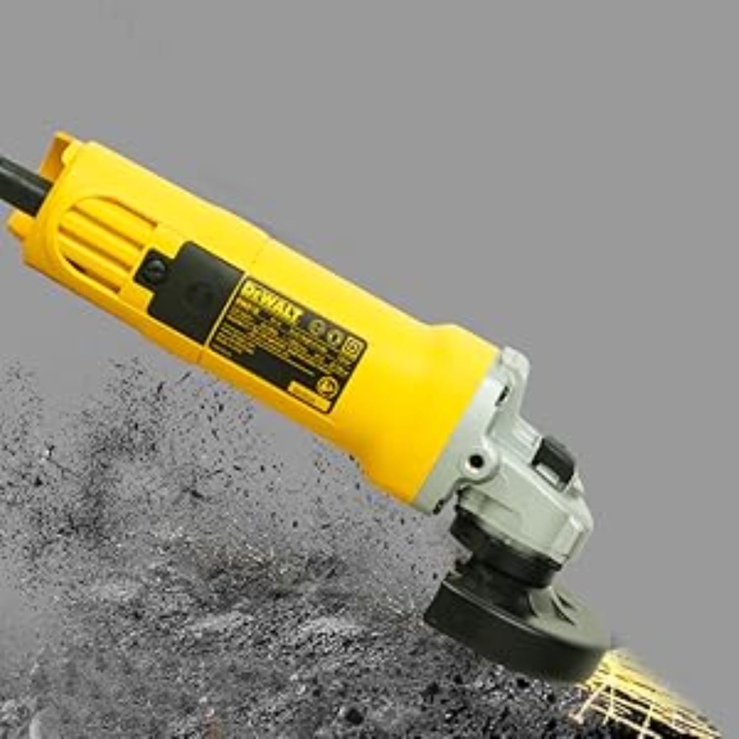 DEWALT DW810-IN01 750W 4 inch (100mm) Heavy Duty Small Angle Grinder with Toggle Switch