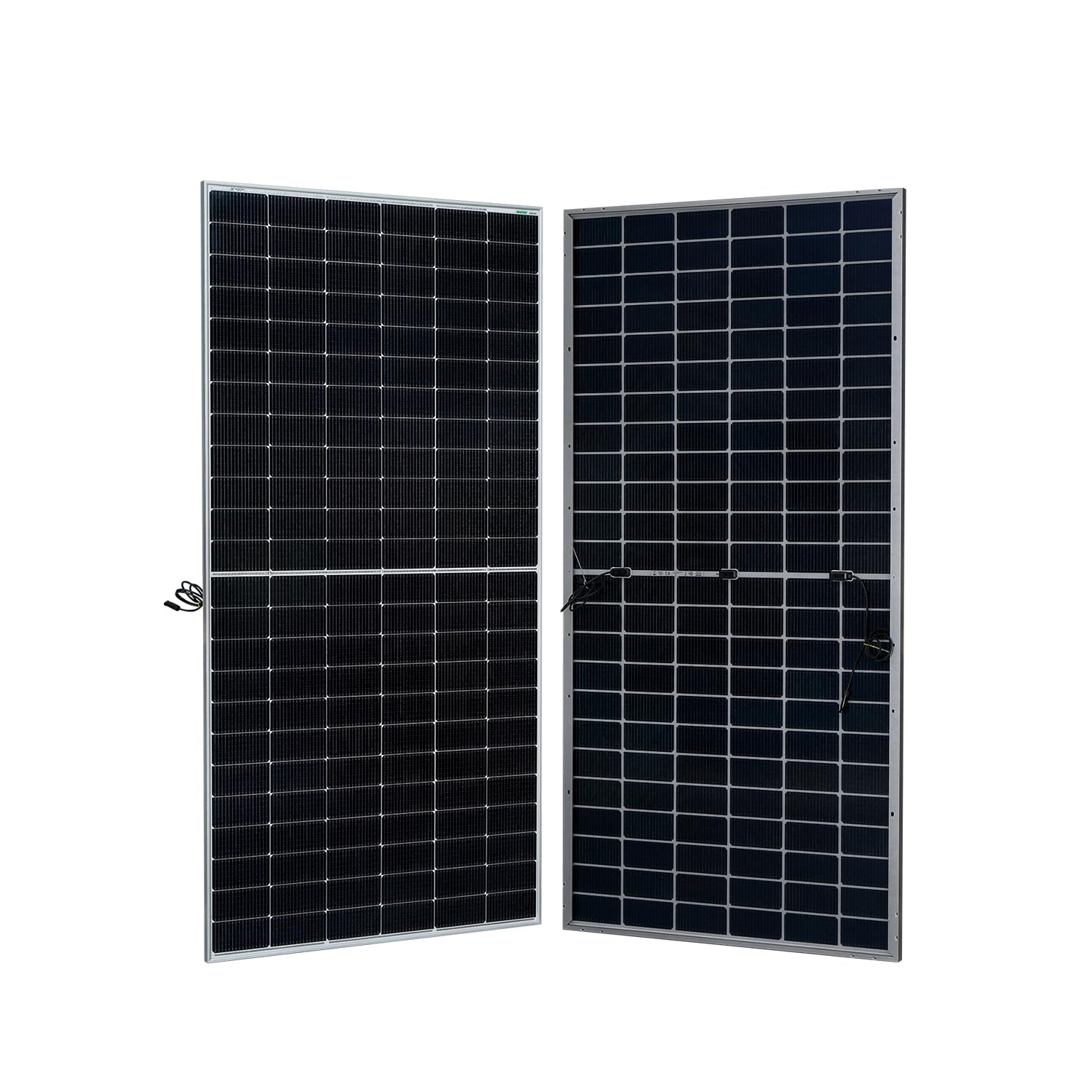 WAAREE 615Wp 144Cells 24 Volts G12R N-Type Framed Dual Glass Bifacial Non-DCR Solar Module
