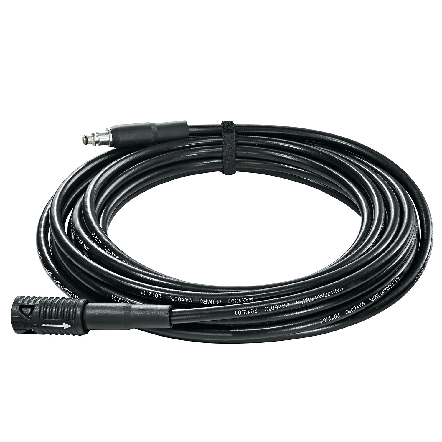 Bosch F016800361 6m Extension Hose (Black) & Bosch F016800580 Rotary Nozzle for AQT High-Pressure Washers (Black)