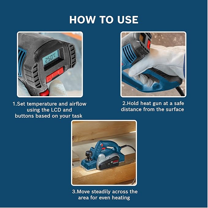 Bosch Professional GHO 6500 Electric Planer | 650W Motor