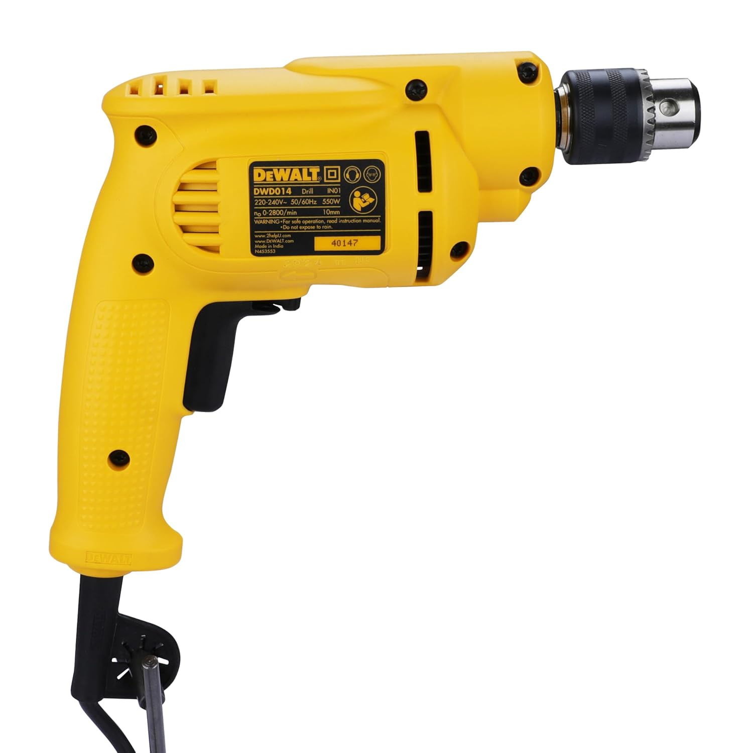 DEWALT DWD014-IN 550W 10mm Rotary Drill Machine