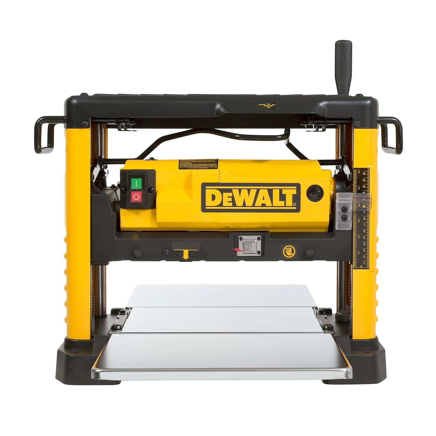 DEWALT DW733-QS 1800 W Portable Corded Thickness Planer, 315mm Cutting Width, Keyless Blade Change