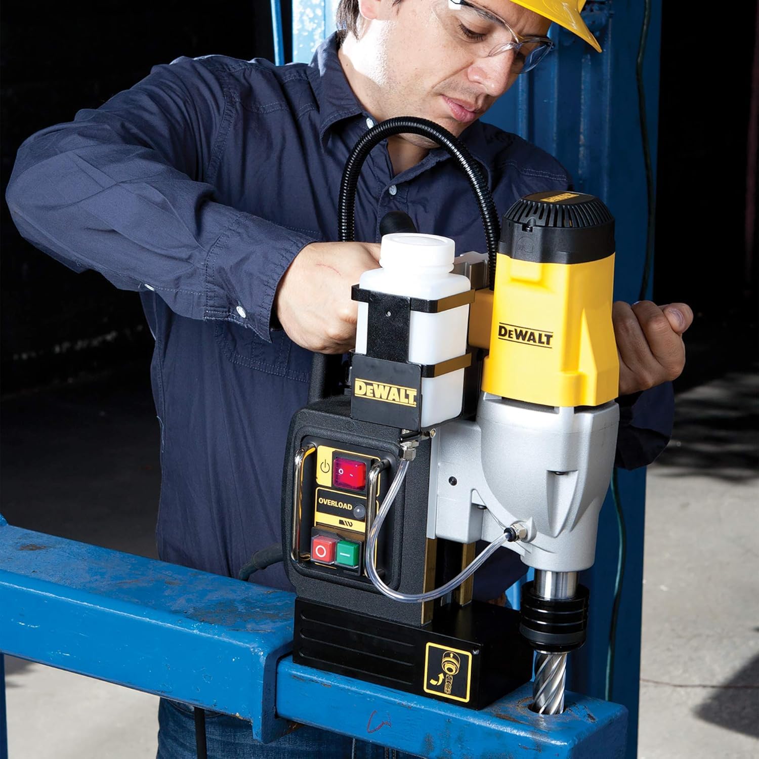 DEWALT DWE1622K-IN 1200W 50mm 2 Speed Magnetic Drill Machine Press