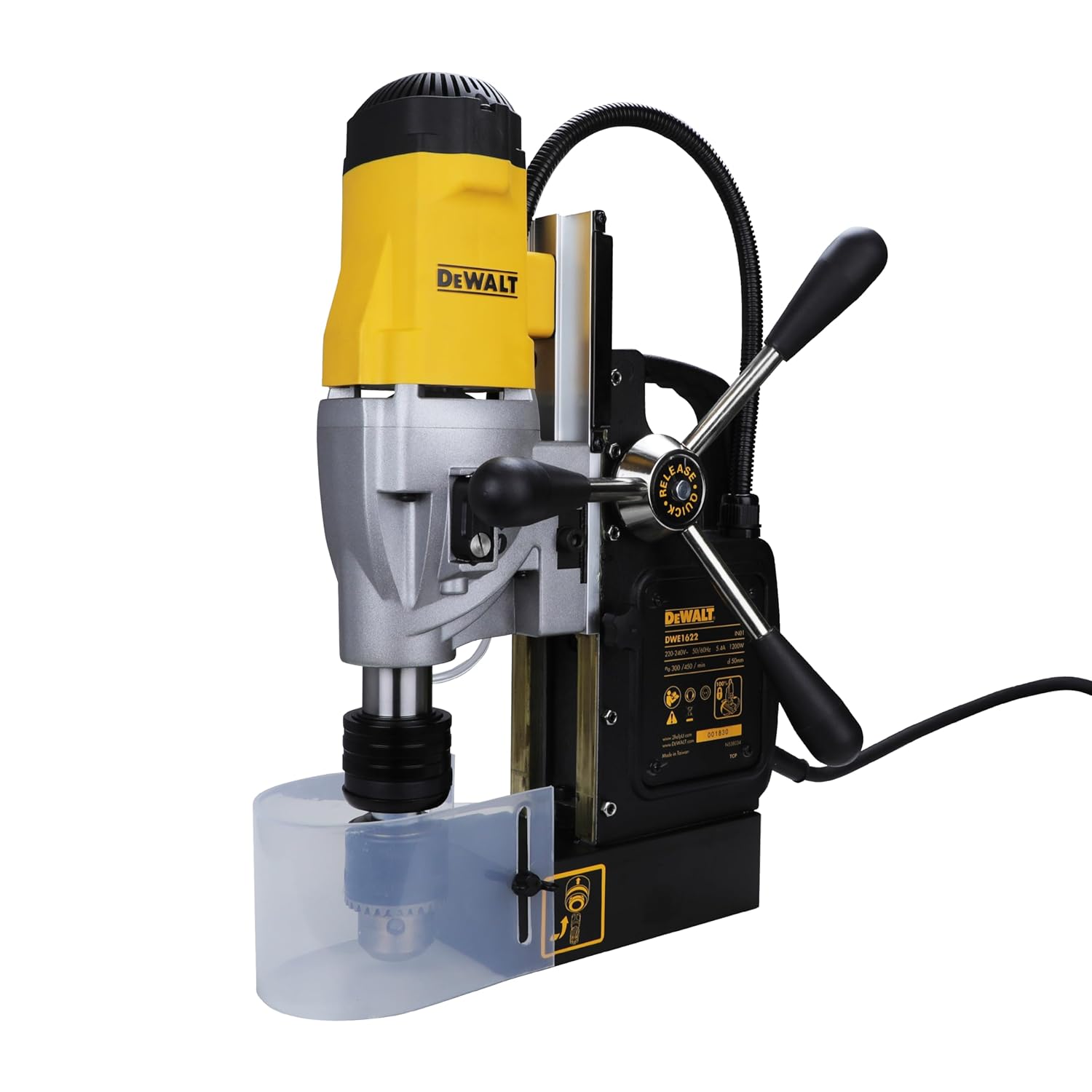 DEWALT DWE1622K-IN 1200W 50mm 2 Speed Magnetic Drill Machine Press