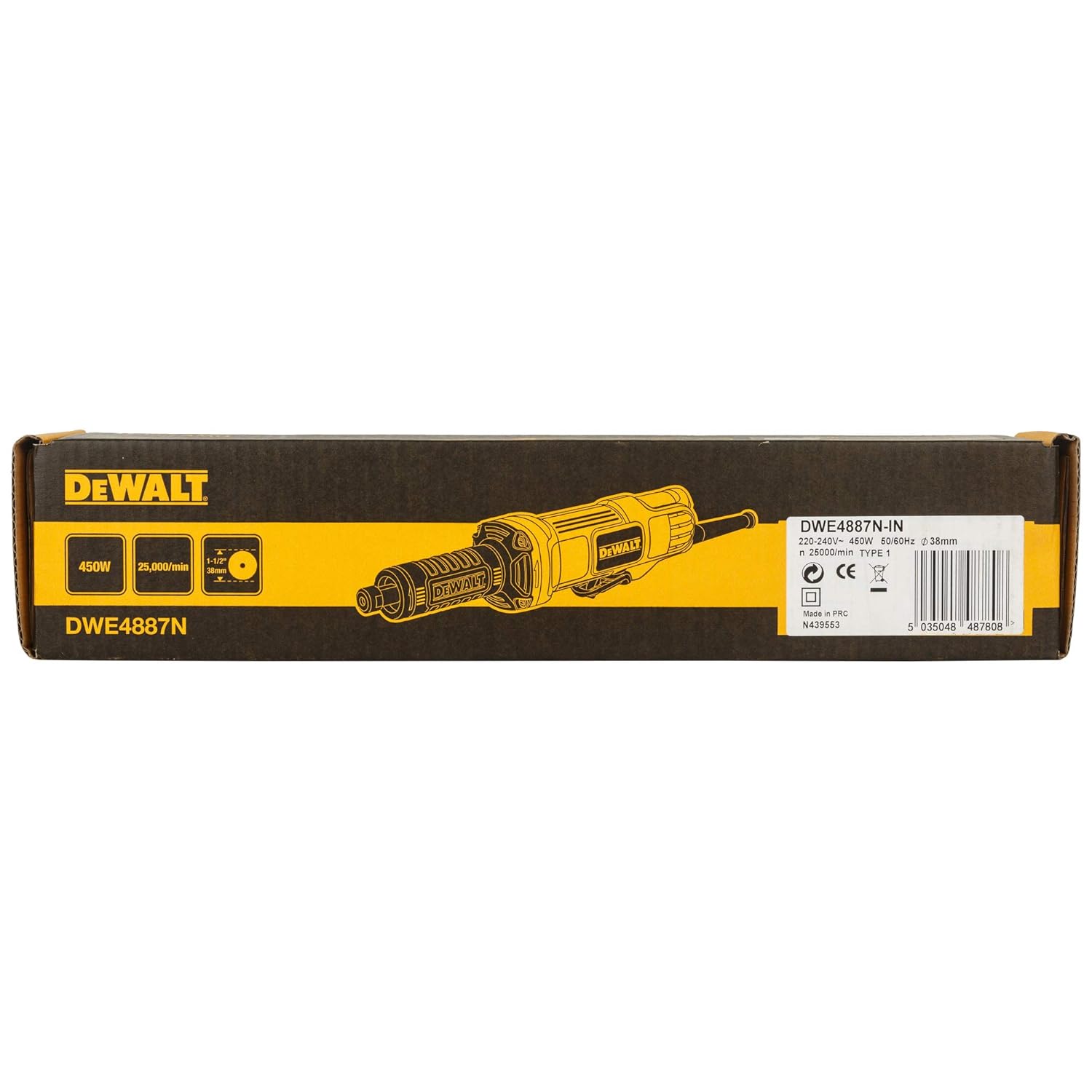 DEWALT DWE 4887N-IN 450W Die Grinder with 2 wrenches