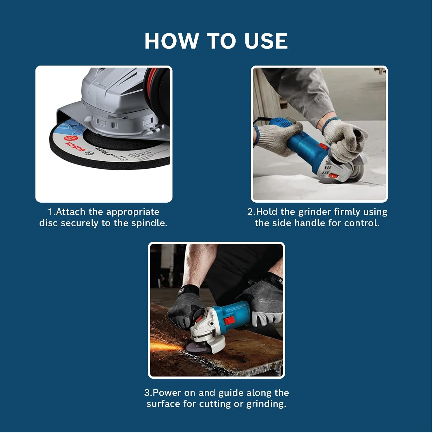BOSCH GWS 700-100 Professional Angle Grinder 750W 100mm Wheel Corded Electric High-Performance Motor Lightweight & Ergonomic Design