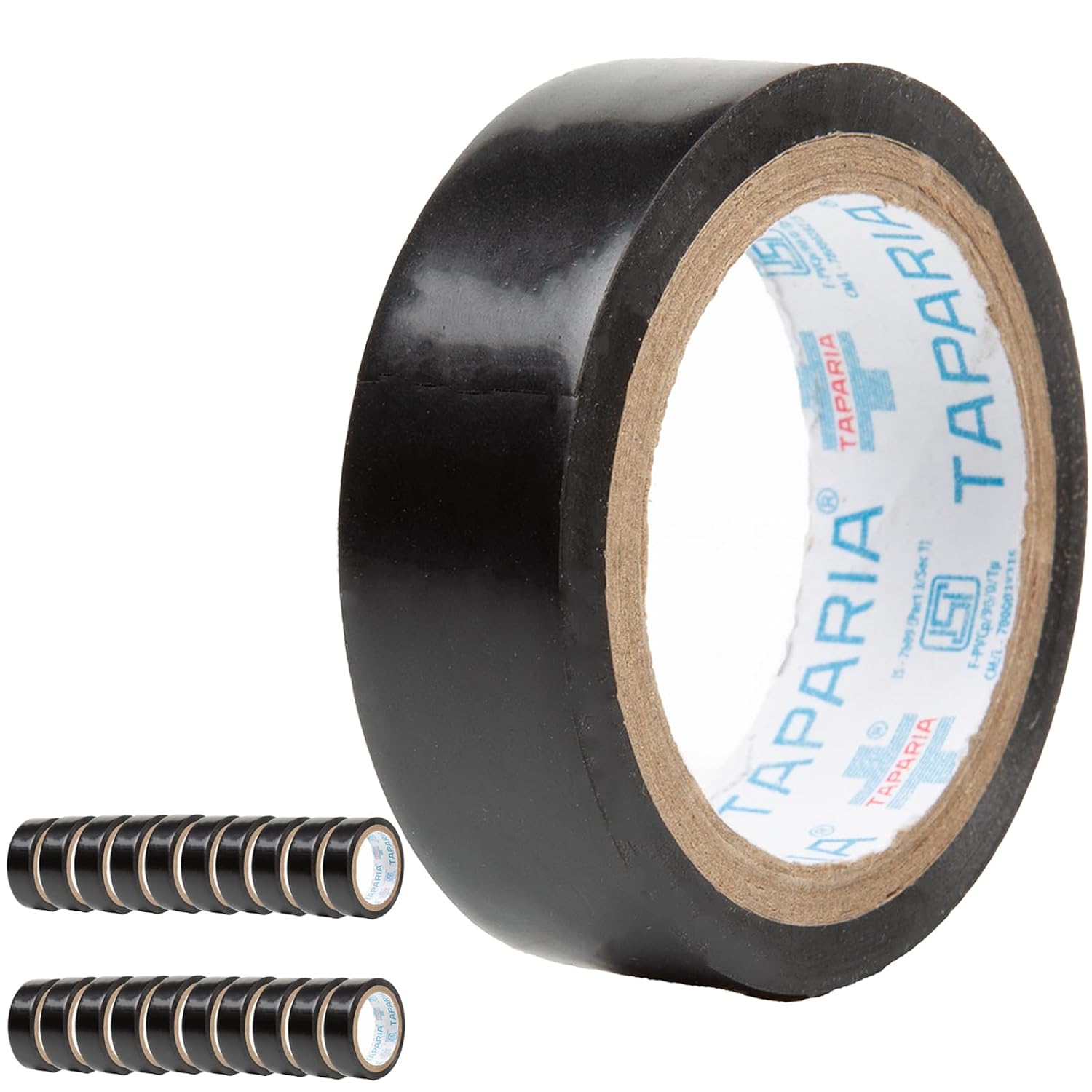 Taparia PVC Insulation Tape IT17B – Premium Electrical Tape – Black, 17mm x 6m, Weather Proof, Moisture & Fire Resistant, Excellent Elasticity, Durable, Good Grip and Strong Adhesion (Pack of 20)