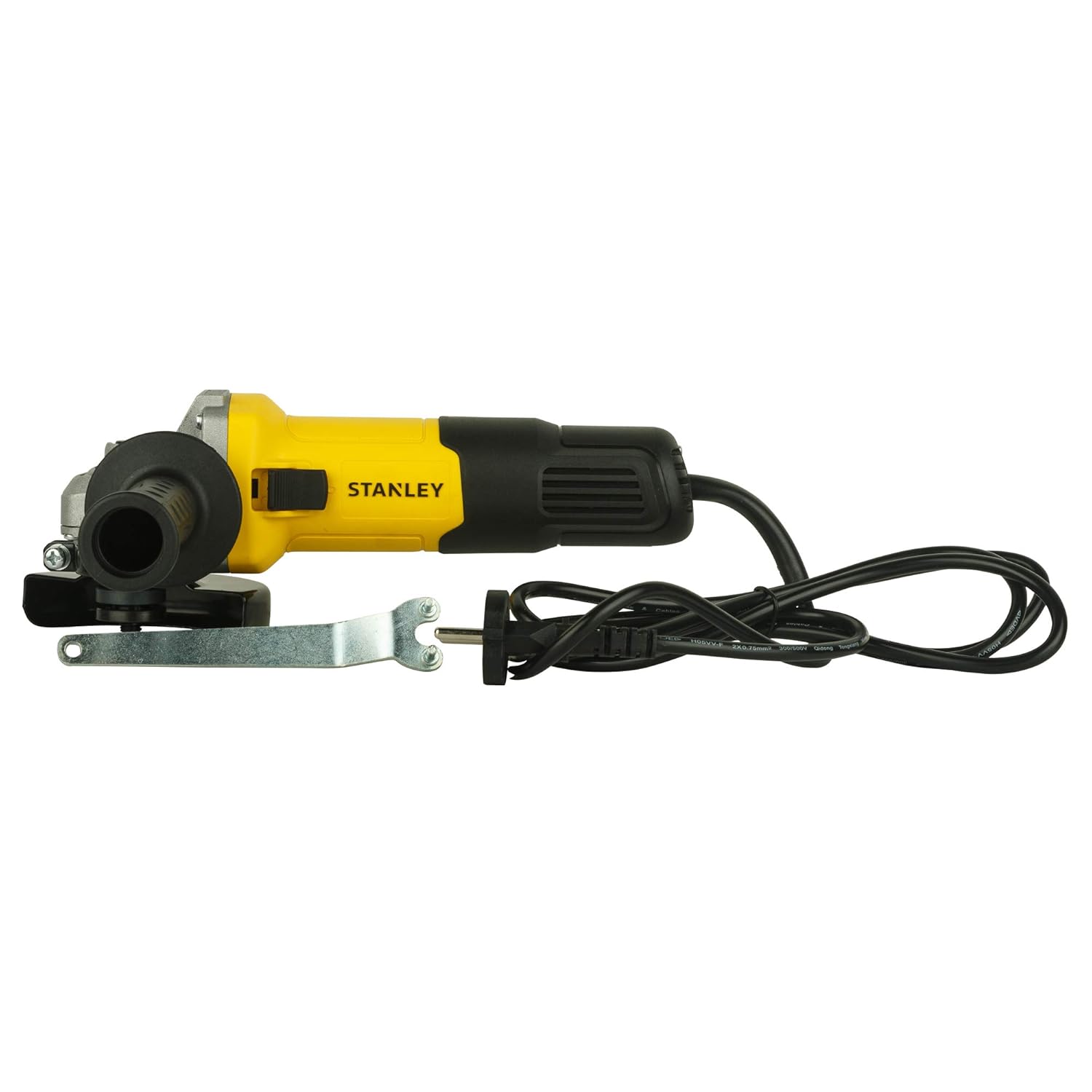 STANLEY SG7100-IN SLIM Small Angle Grinder, 179 mm Gripping Girth, 750 W High Performance Motor, 100mm Disc Diameter, Burst-Proof Guard And Spindle Lock