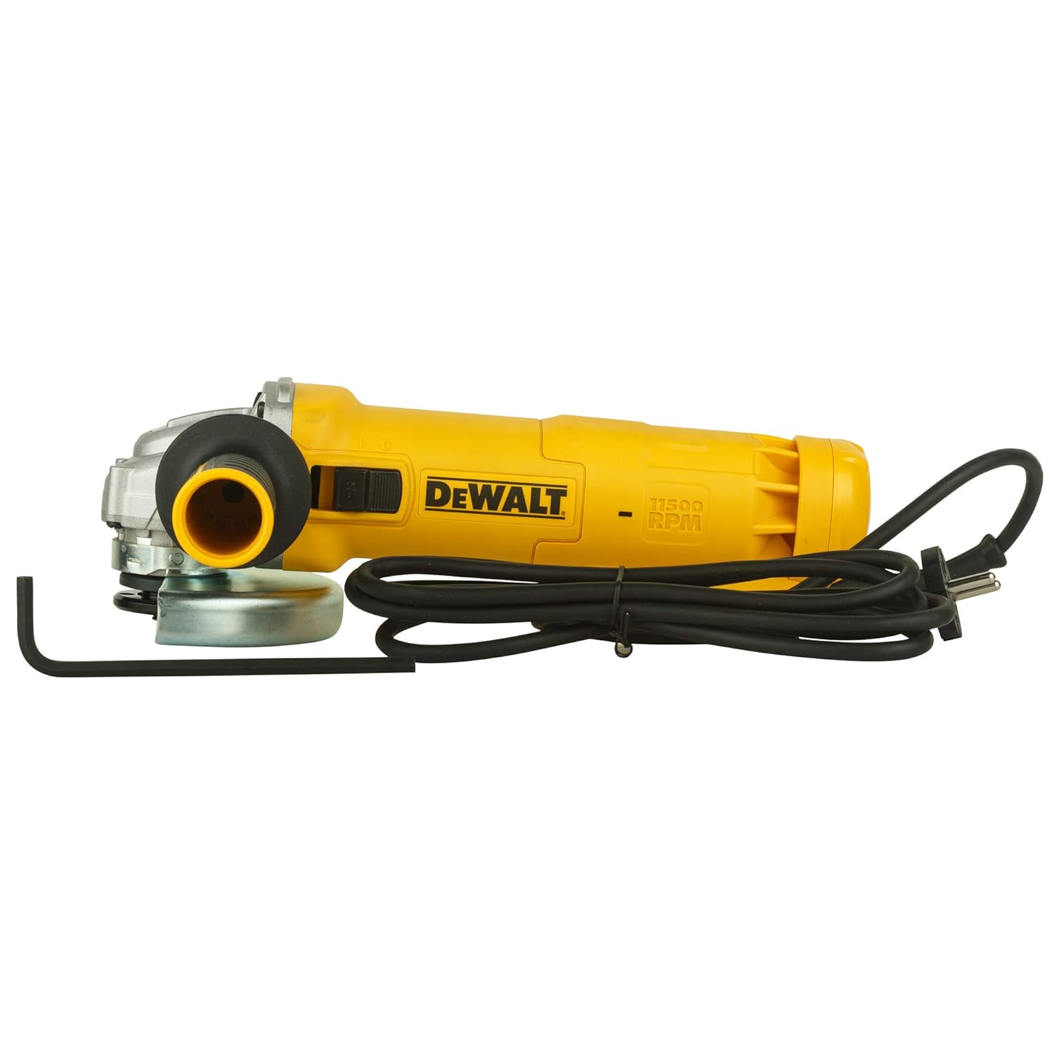 DEWALT DWE4235 1400W, 125mm Medium Angle Grinder with DES Technology and Innovative Anti Vibration System