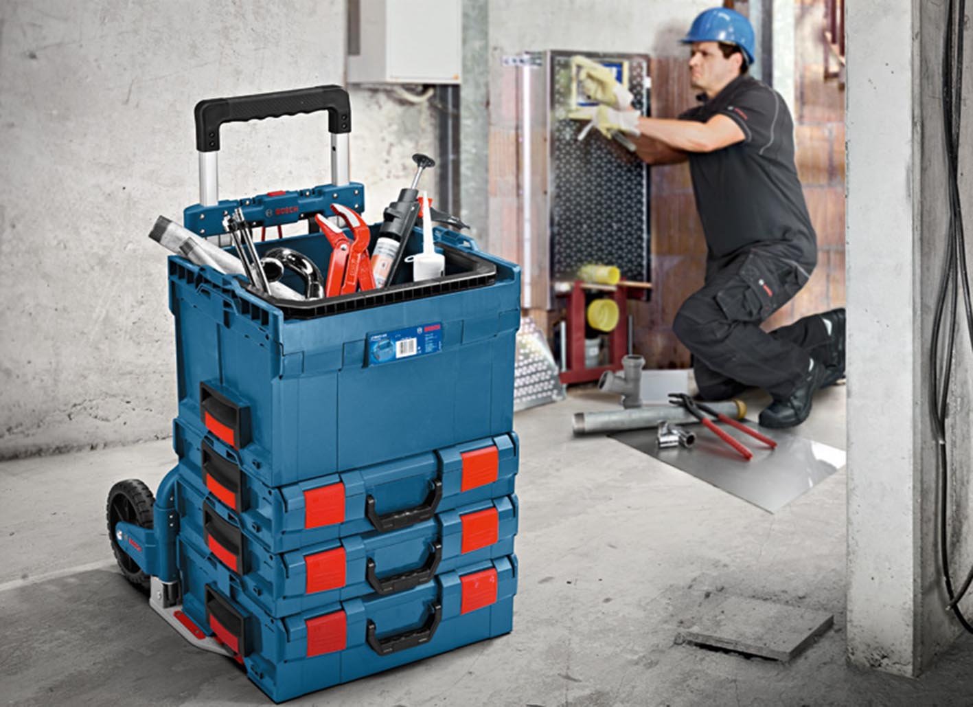 Bosch LT-BOXX 170 Professional – Stackable Tool Box/Storage System