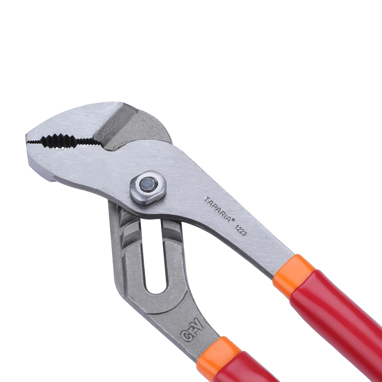 Taparia 1223 Steel (200mm) Water Pump Plier (Red and Silver)
