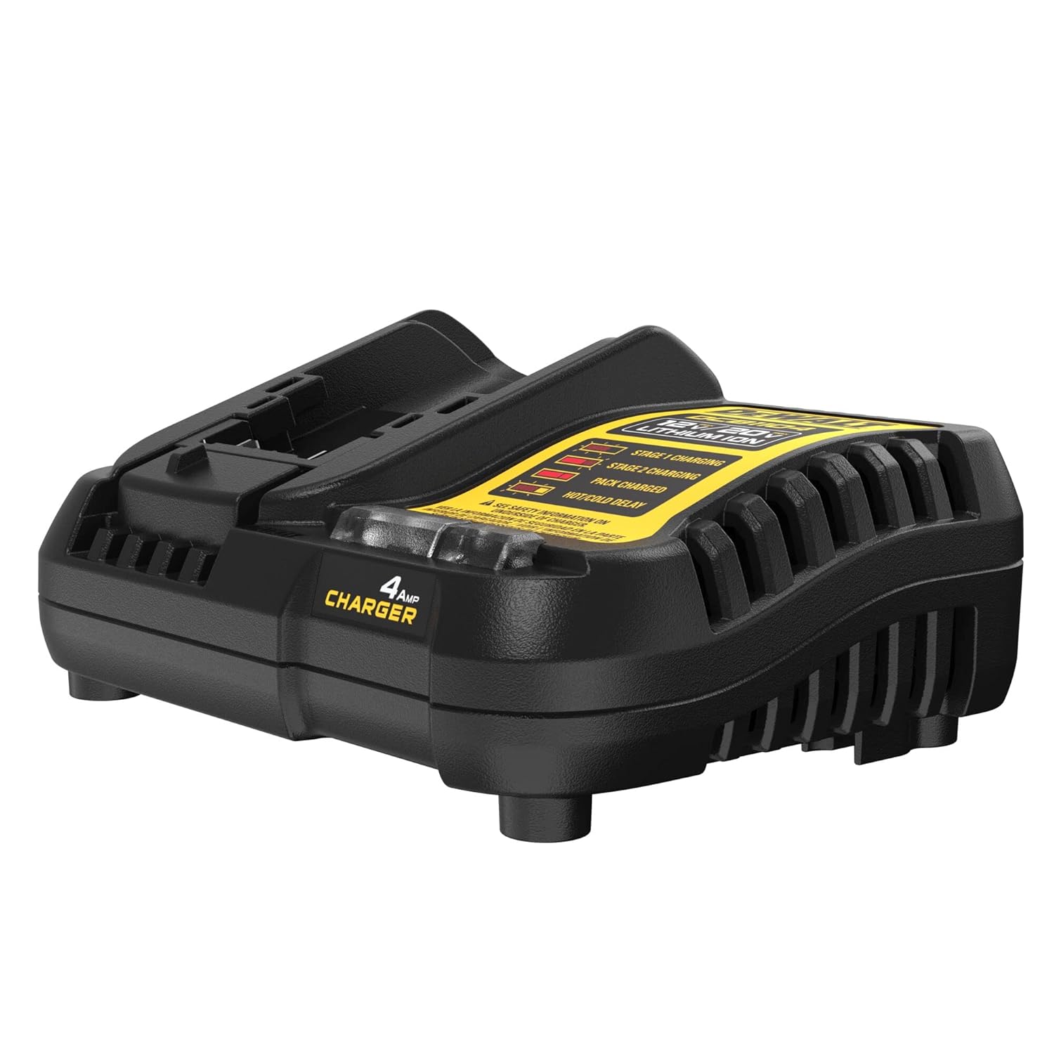 DEWALT 12V MAX20V MAX Lithium Ion Battery Charger, 4 Amp, Waterproof (DCB1104-B1)