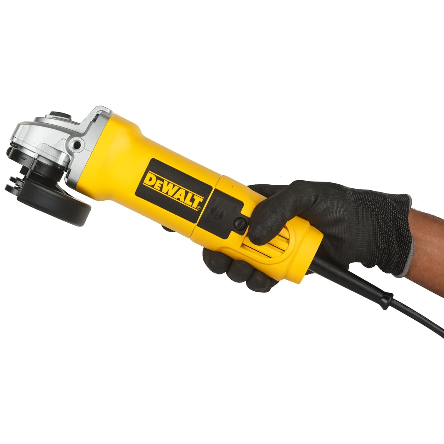 DEWALT DW810-IN01 750W 4 inch (100mm) Heavy Duty Small Angle Grinder with Toggle Switch
