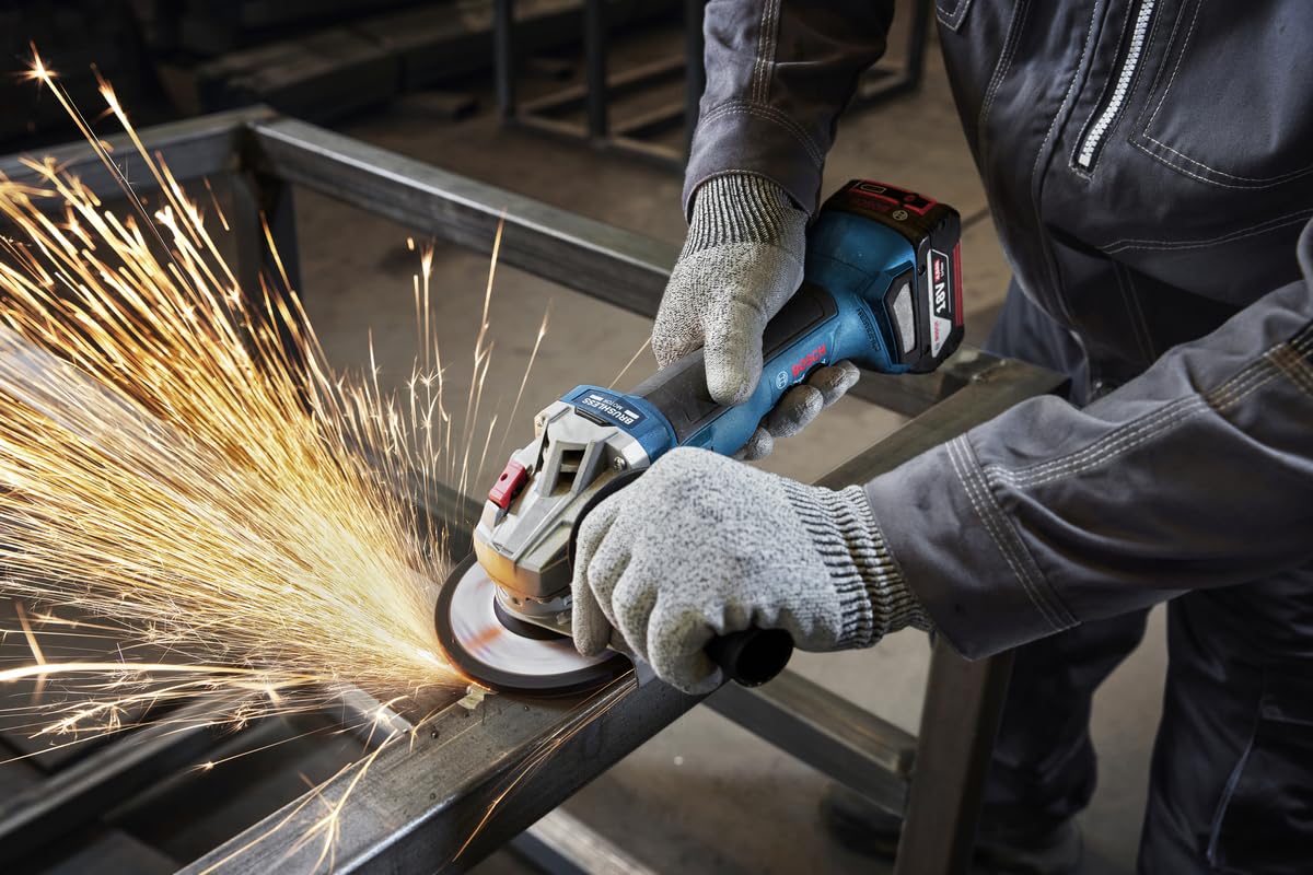 BOSCH GWS 18V-8 Professional Cordless Angle Grinder (Solo) | 800W Equivalent Power