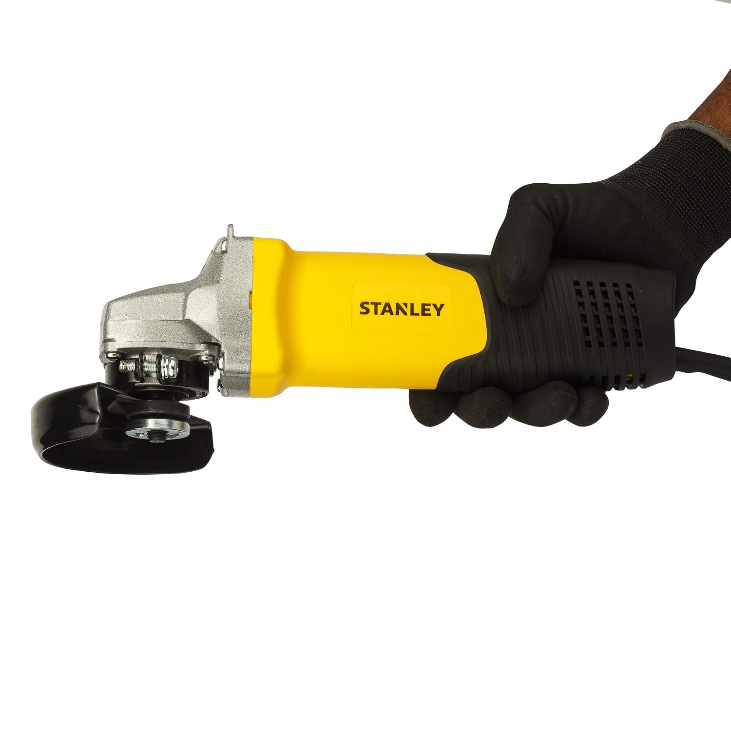 STANLEY STGT8100-IN 100mm 850W Toggle Switch Small Angle Grinder